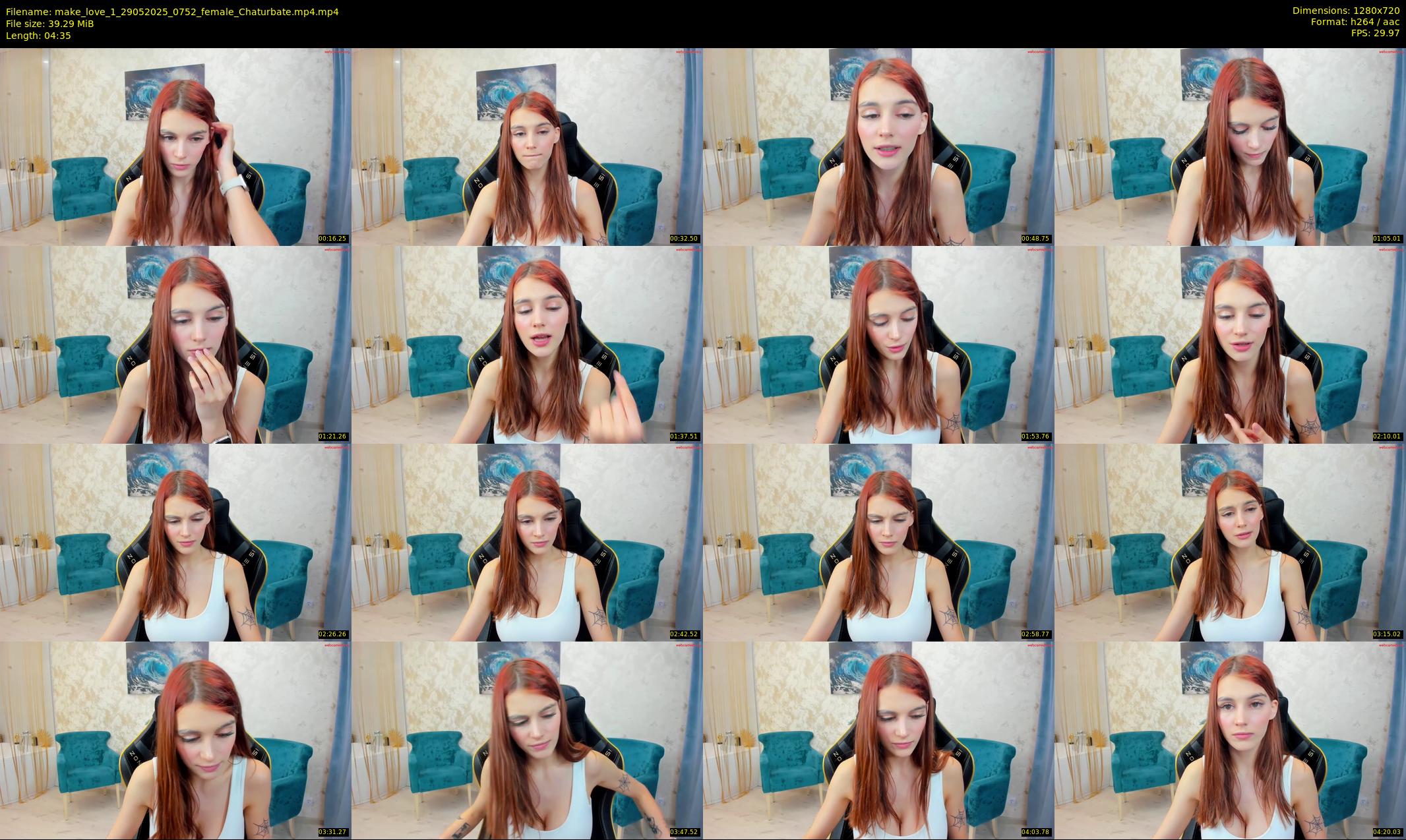 make_love_1 — 5 minute Chaturbate female cam show recording, 720p, May 29, 2025