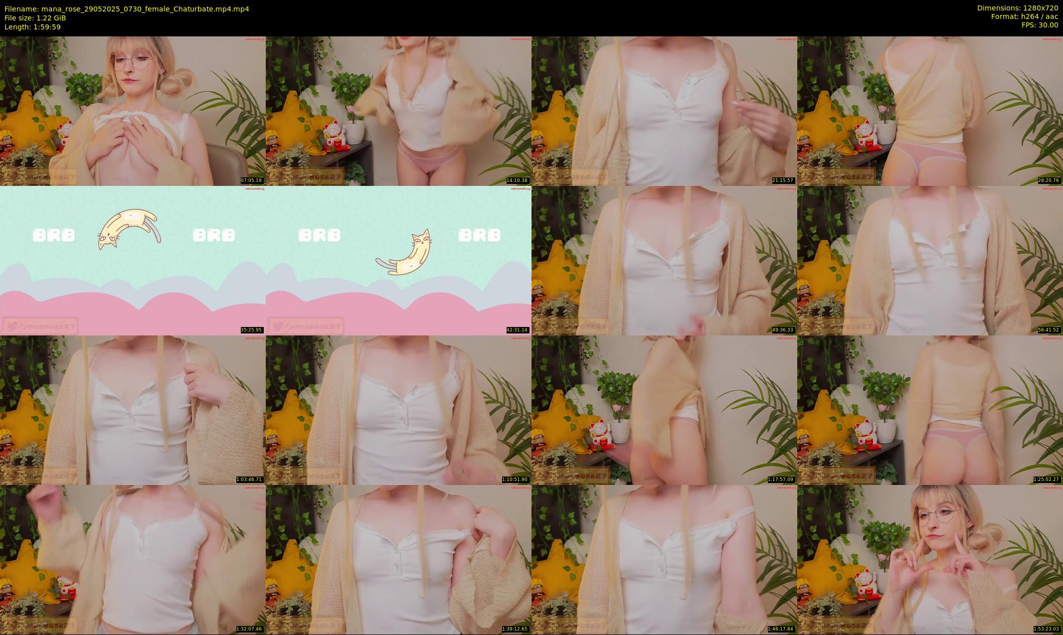 mana_rose — 120 minute Chaturbate female cam show recording, 720p, May 29, 2025