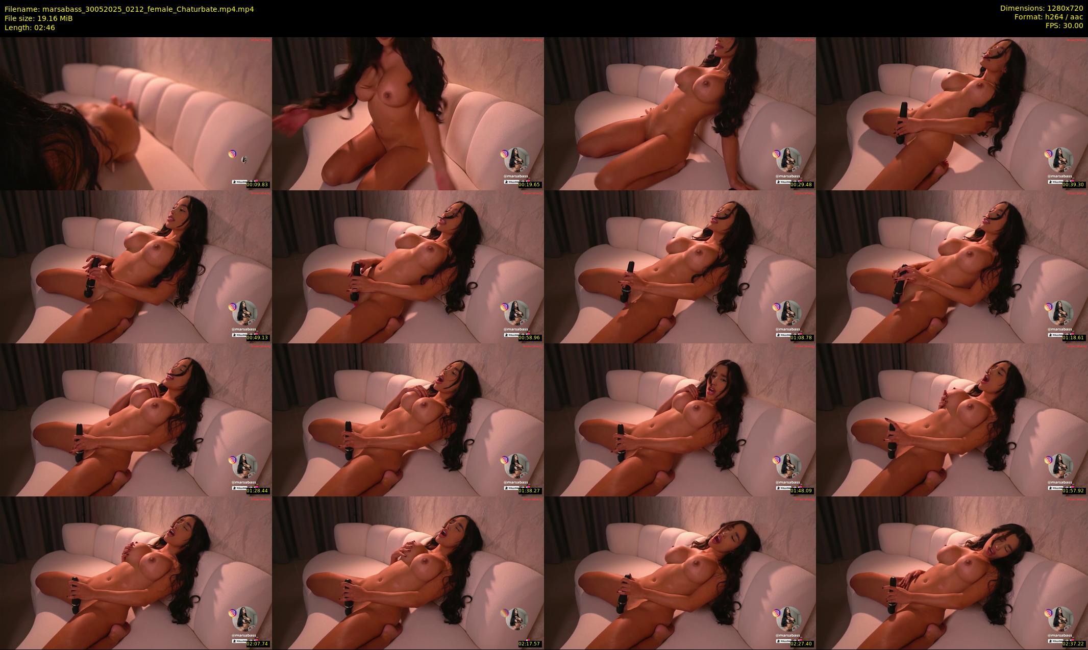 marsabass — 3 minute Chaturbate female cam show recording, 720p, May 30, 2025