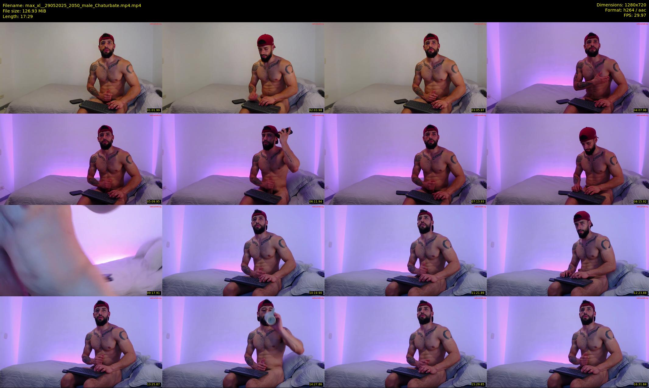 max_xl_ — 18 minute Chaturbate male cam show recording, 720p, May 29, 2025
