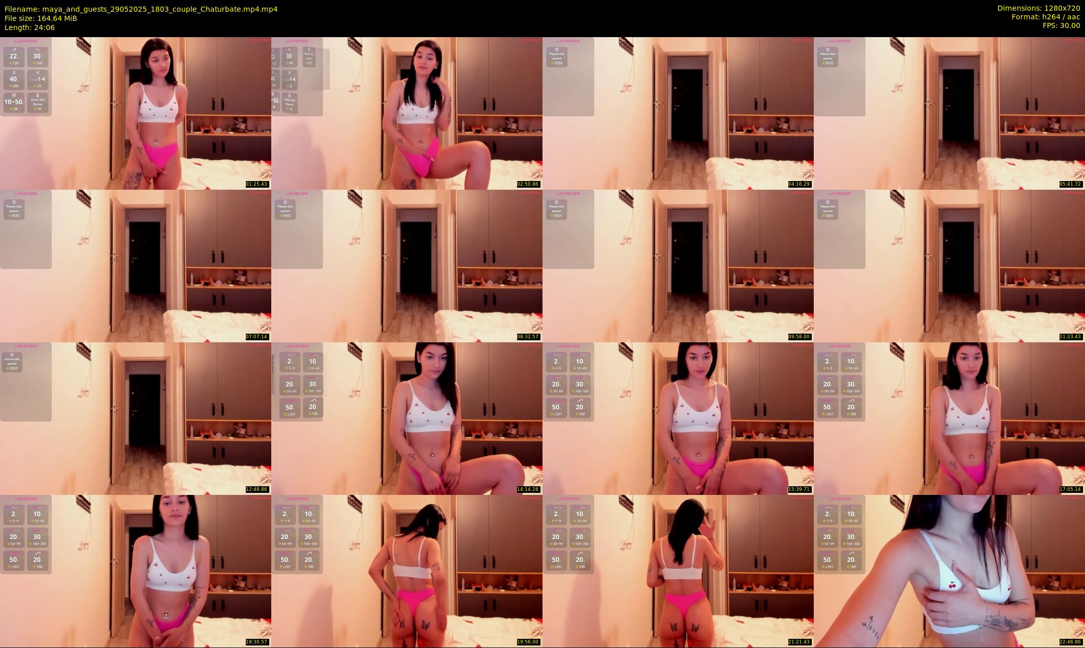 maya_and_guests — 25 minute Chaturbate couple cam show recording, 720p, May 29, 2025