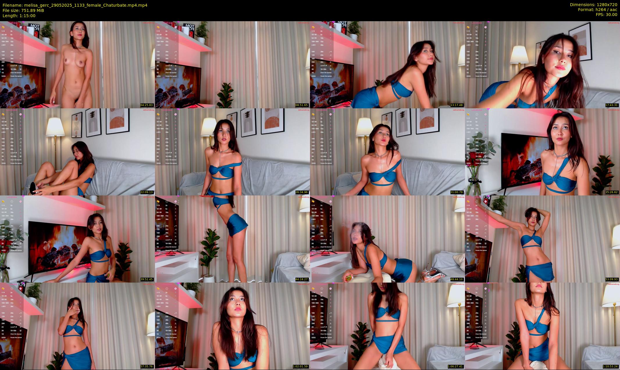 melisa_gerc — 75 minute Chaturbate female cam show recording, 720p, May 29, 2025