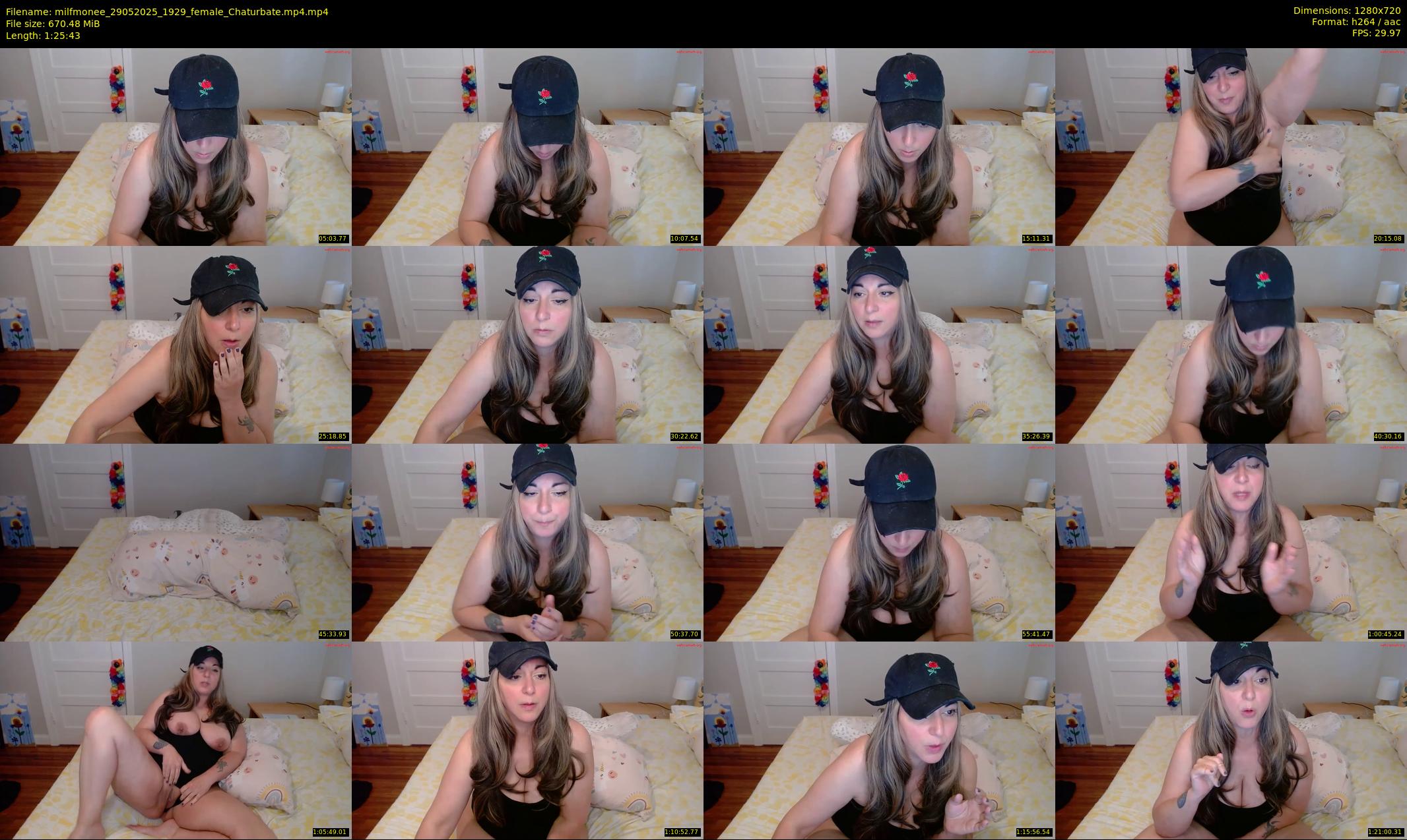 milfmonee — 86 minute Chaturbate female cam show recording, 720p, May 29, 2025