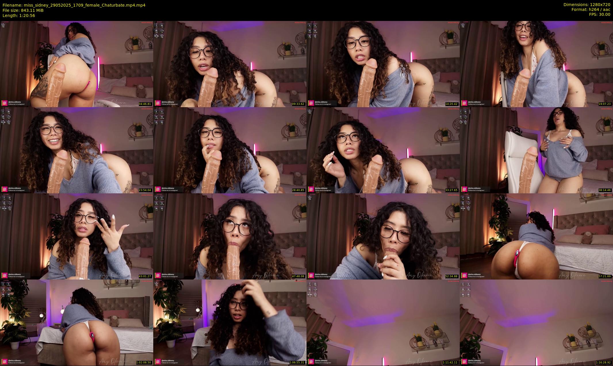 miss_sidney — 81 minute Chaturbate female cam show recording, 720p, May 29, 2025