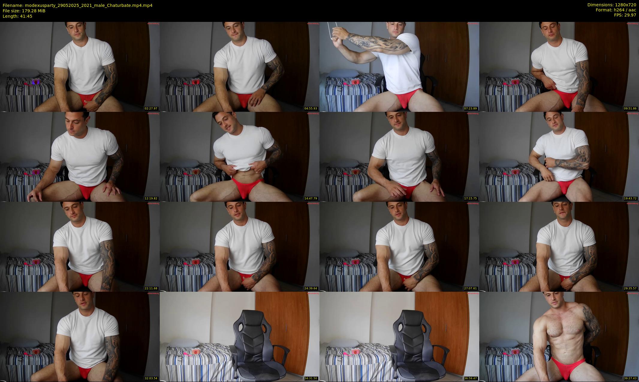modexusparty — 42 minute Chaturbate male cam show recording, 720p, May 29, 2025
