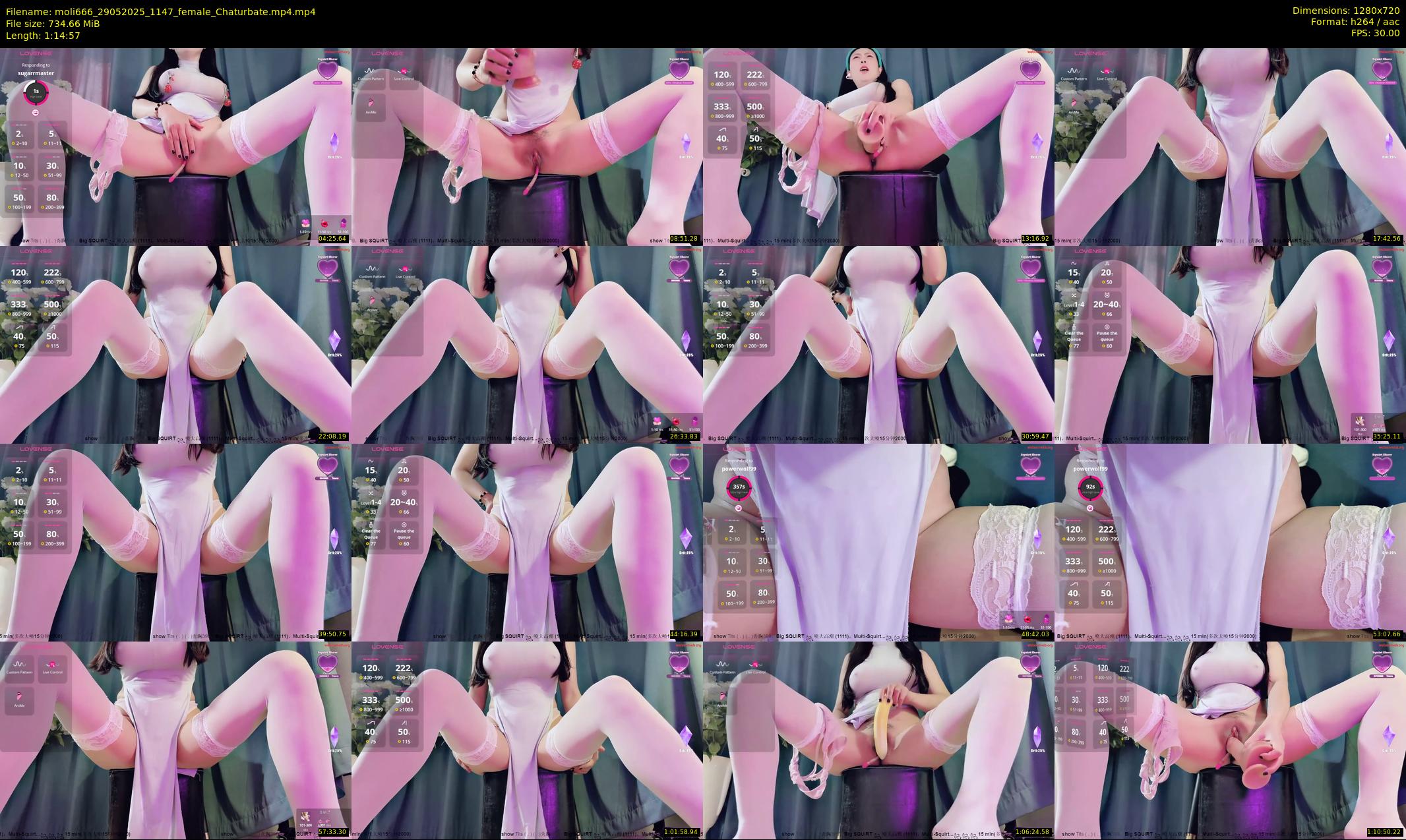 moli666 — 75 minute Chaturbate female cam show recording, 720p, May 29, 2025