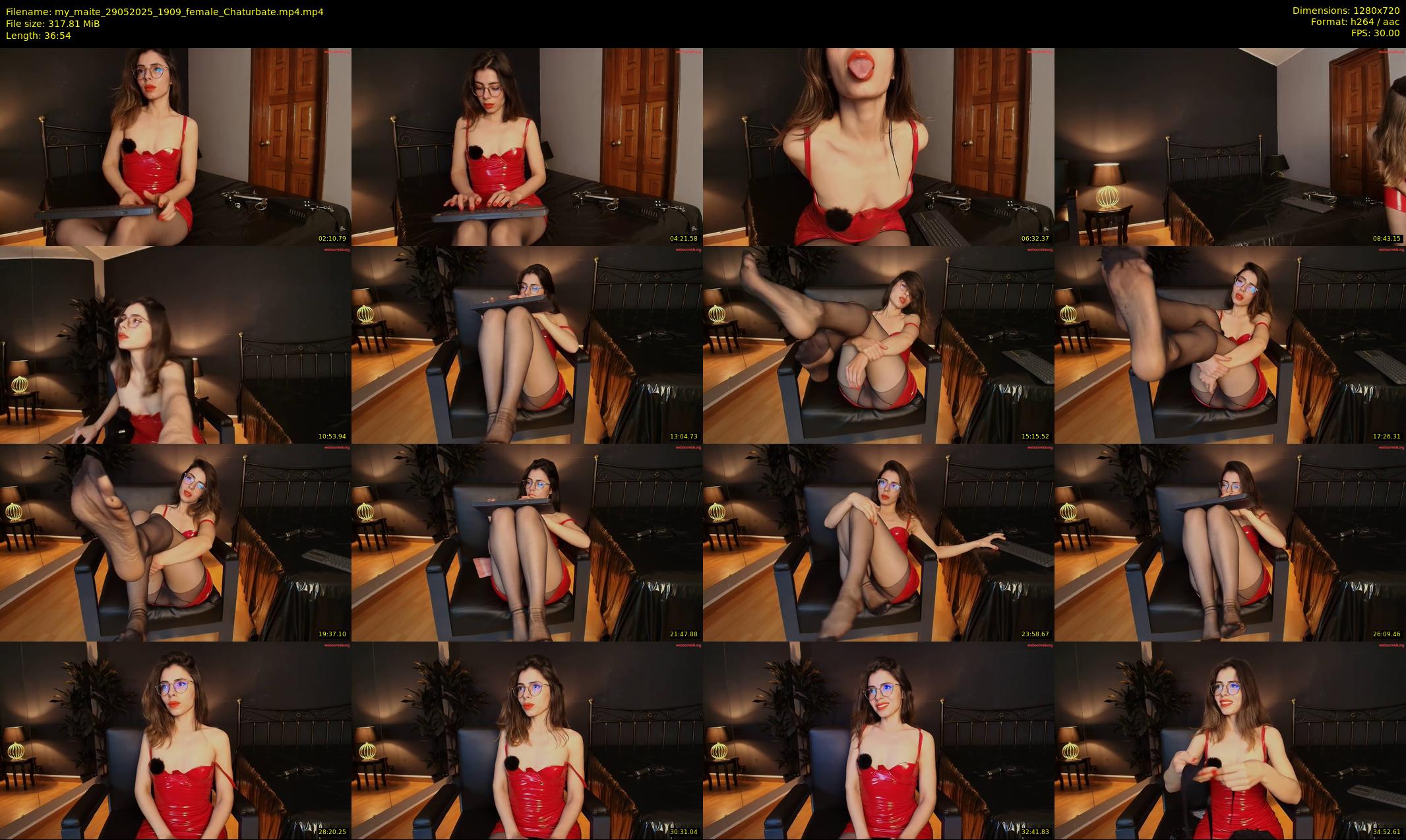 my_maite — 37 minute Chaturbate female cam show recording, 720p, May 29, 2025