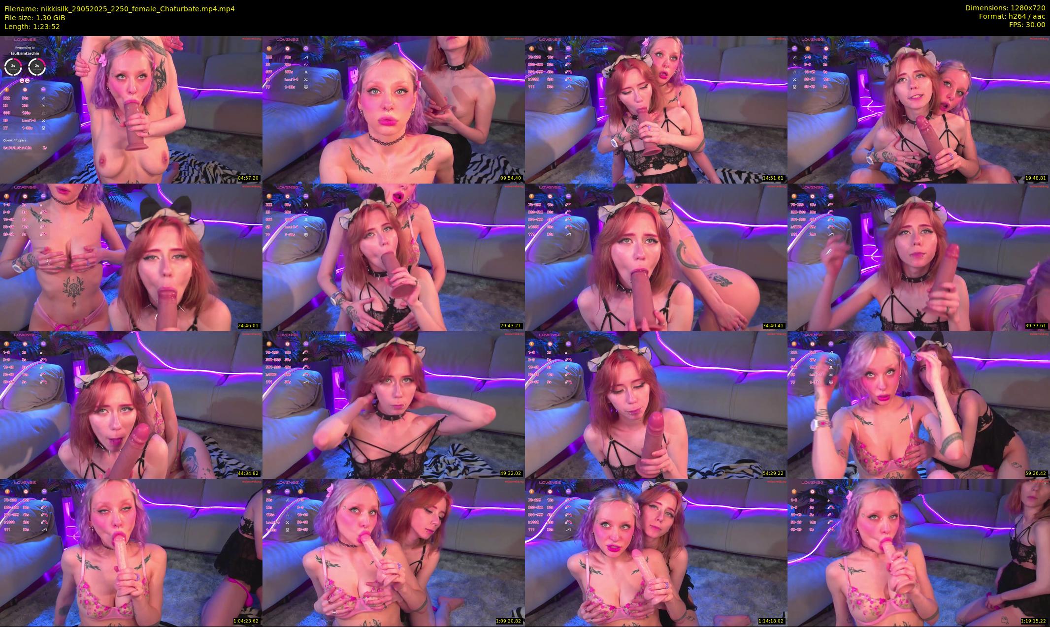 nikkisilk — 84 minute Chaturbate female cam show recording, 720p, May 29, 2025