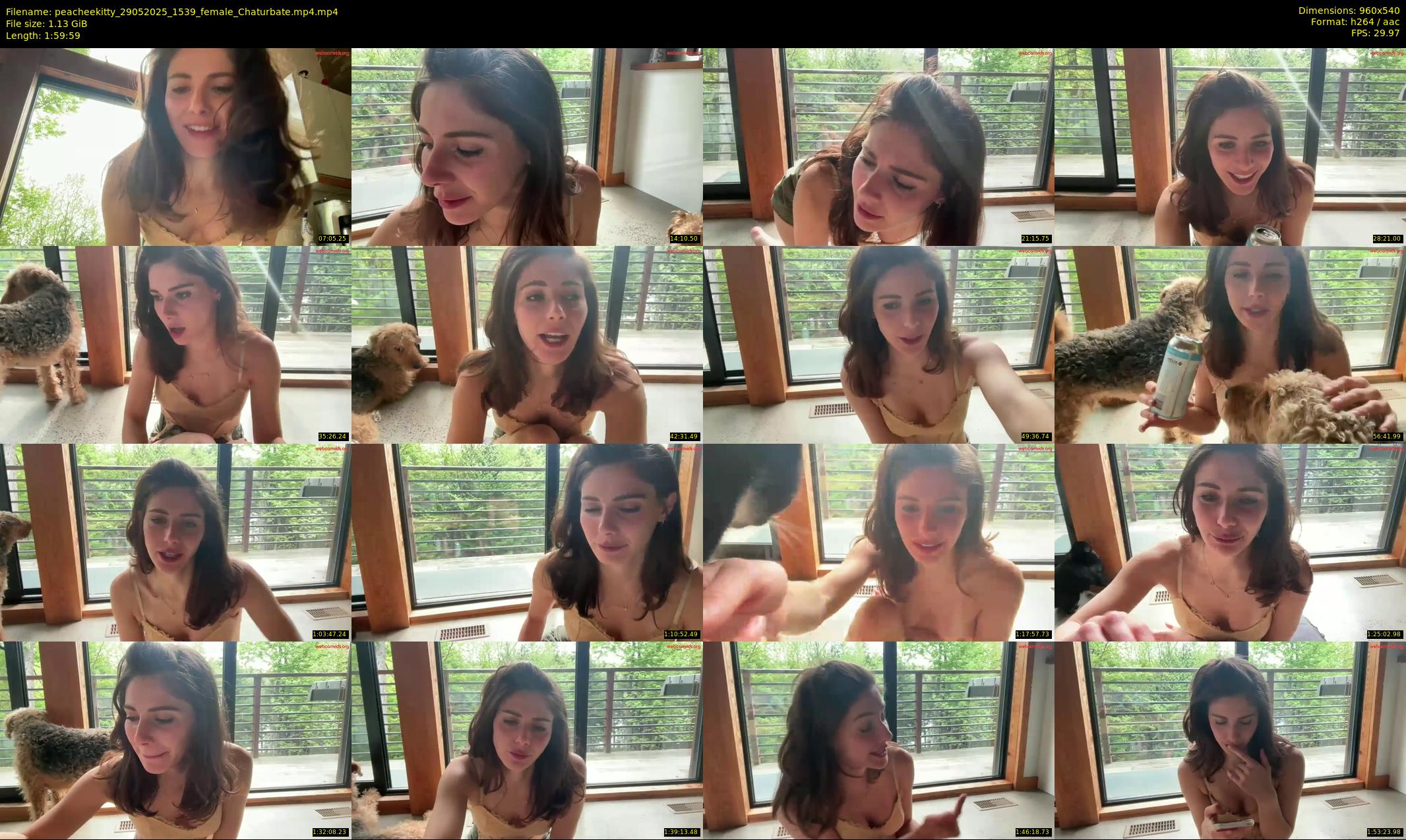 peacheekitty — 120 minute Chaturbate female cam show recording, 480p, May 29, 2025