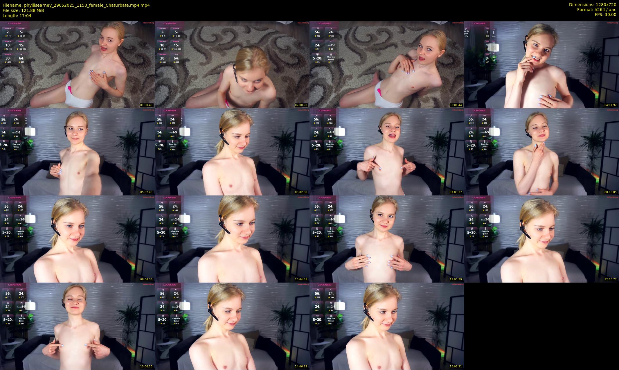 phyllisearney — 18 minute Chaturbate female cam show recording, 720p, May 29, 2025