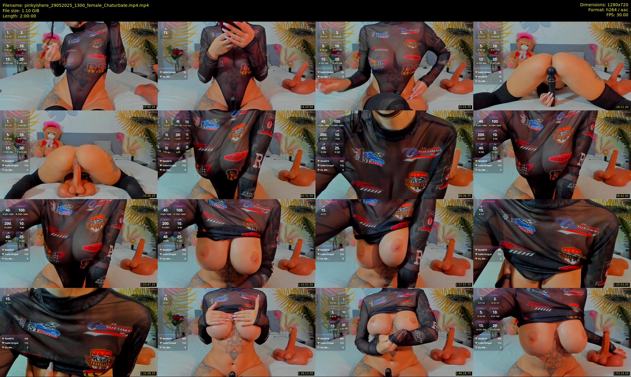 pinkyishere — 120 minute Chaturbate female cam show recording, 720p, May 29, 2025