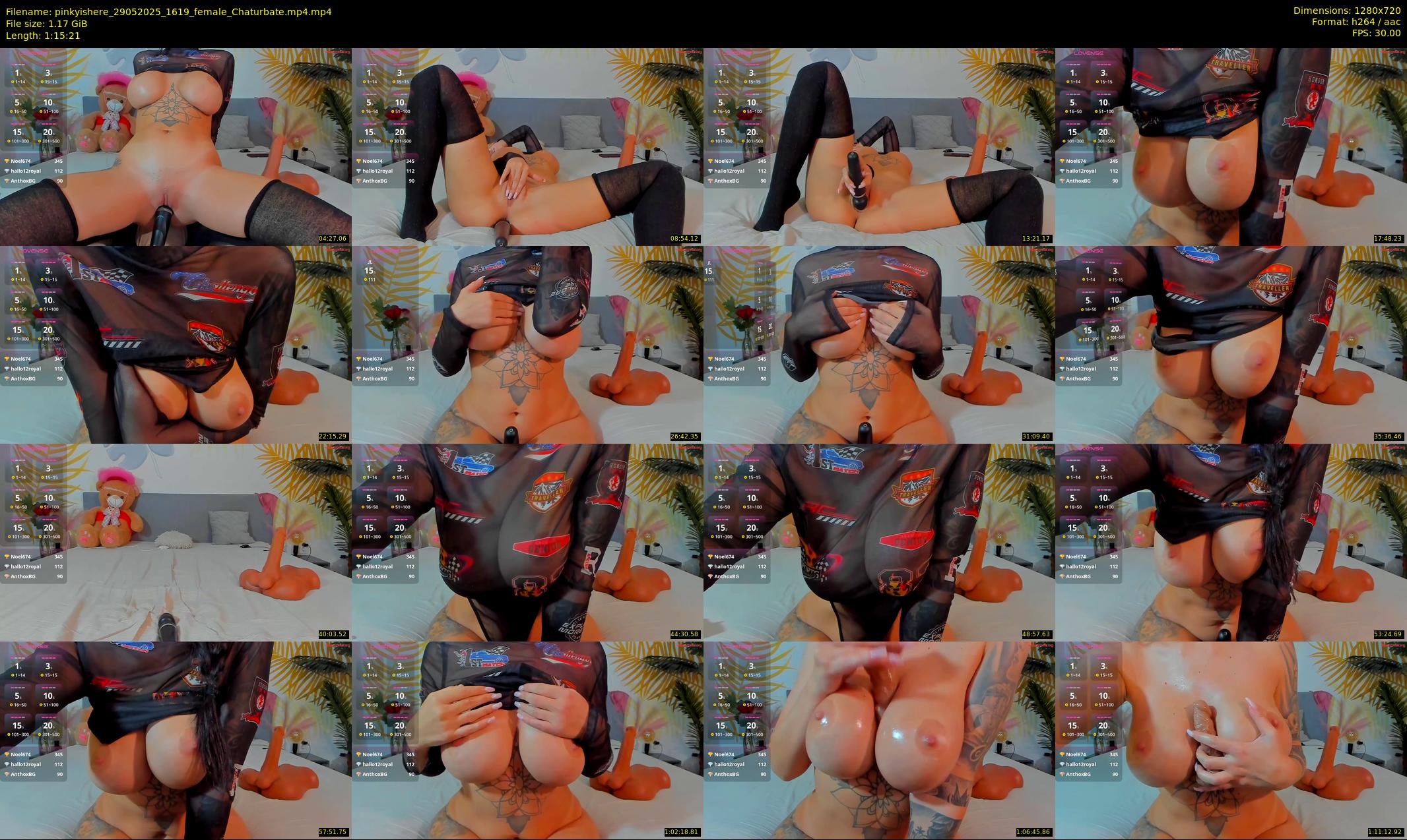 pinkyishere — 76 minute Chaturbate female cam show recording, 720p, May 29, 2025