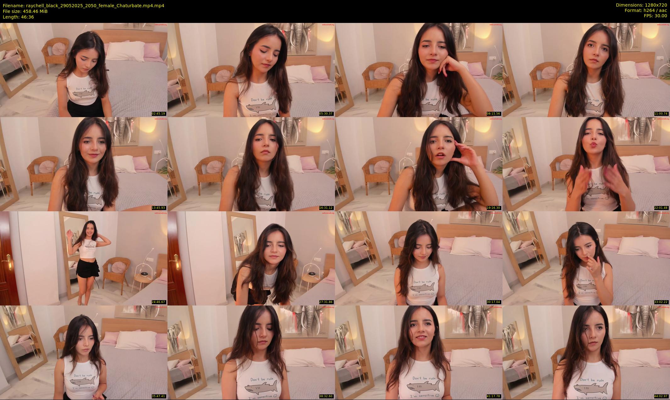 raychell_black — 47 minute Chaturbate female cam show recording, 720p, May 29, 2025