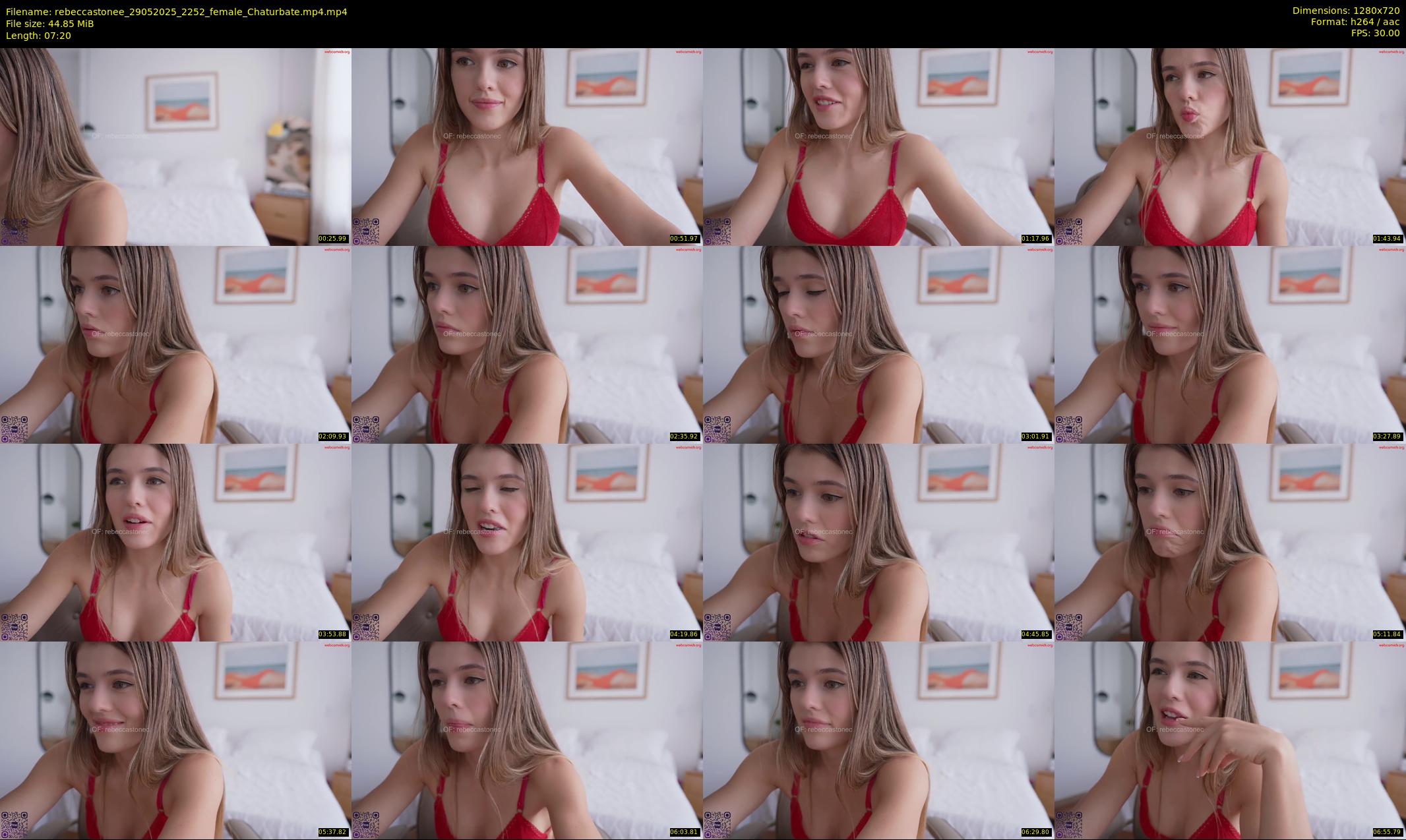 rebeccastonee — 8 minute Chaturbate female cam show recording, 720p, May 29, 2025