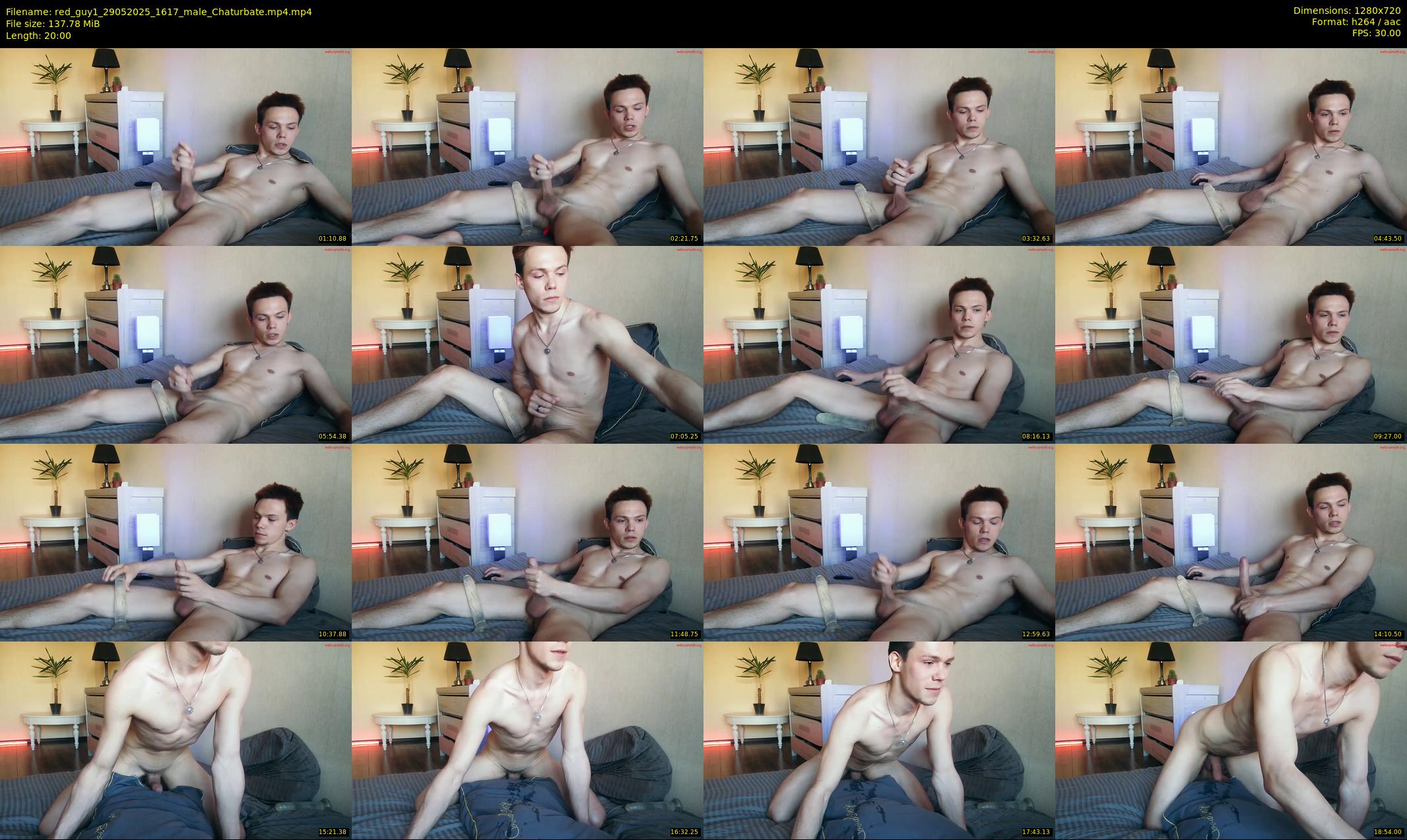 red_guy1 — 20 minute Chaturbate male cam show recording, 720p, May 29, 2025