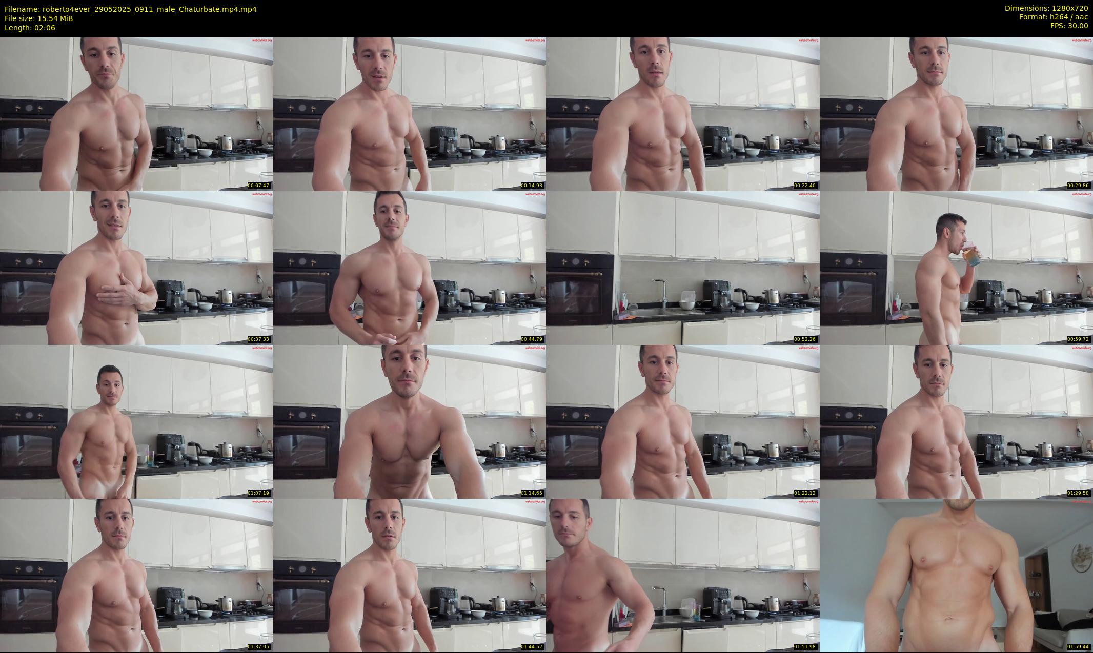roberto4ever — 3 minute Chaturbate male cam show recording, 720p, May 29, 2025