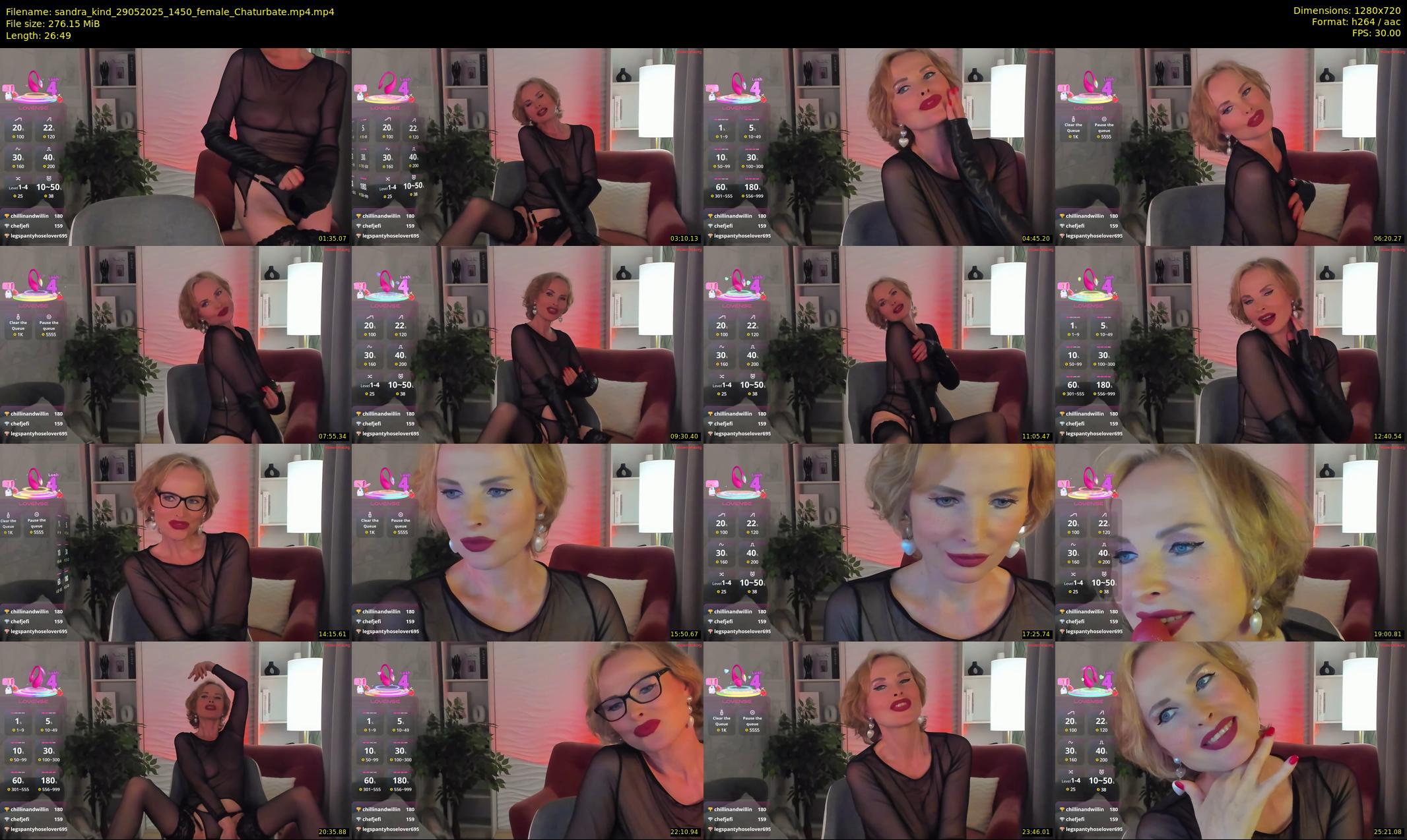sandra_kind — 27 minute Chaturbate female cam show recording, 720p, May 29, 2025