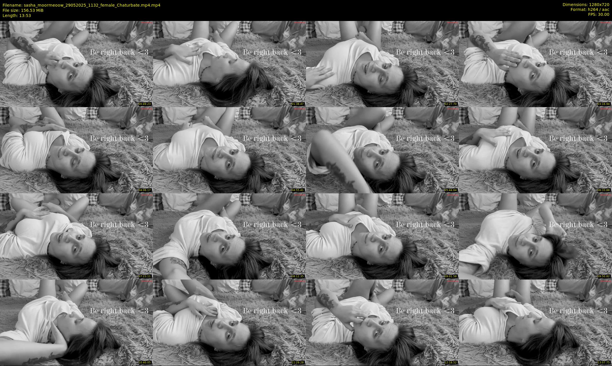 sasha_moormeoow — 14 minute Chaturbate female cam show recording, 720p, May 29, 2025