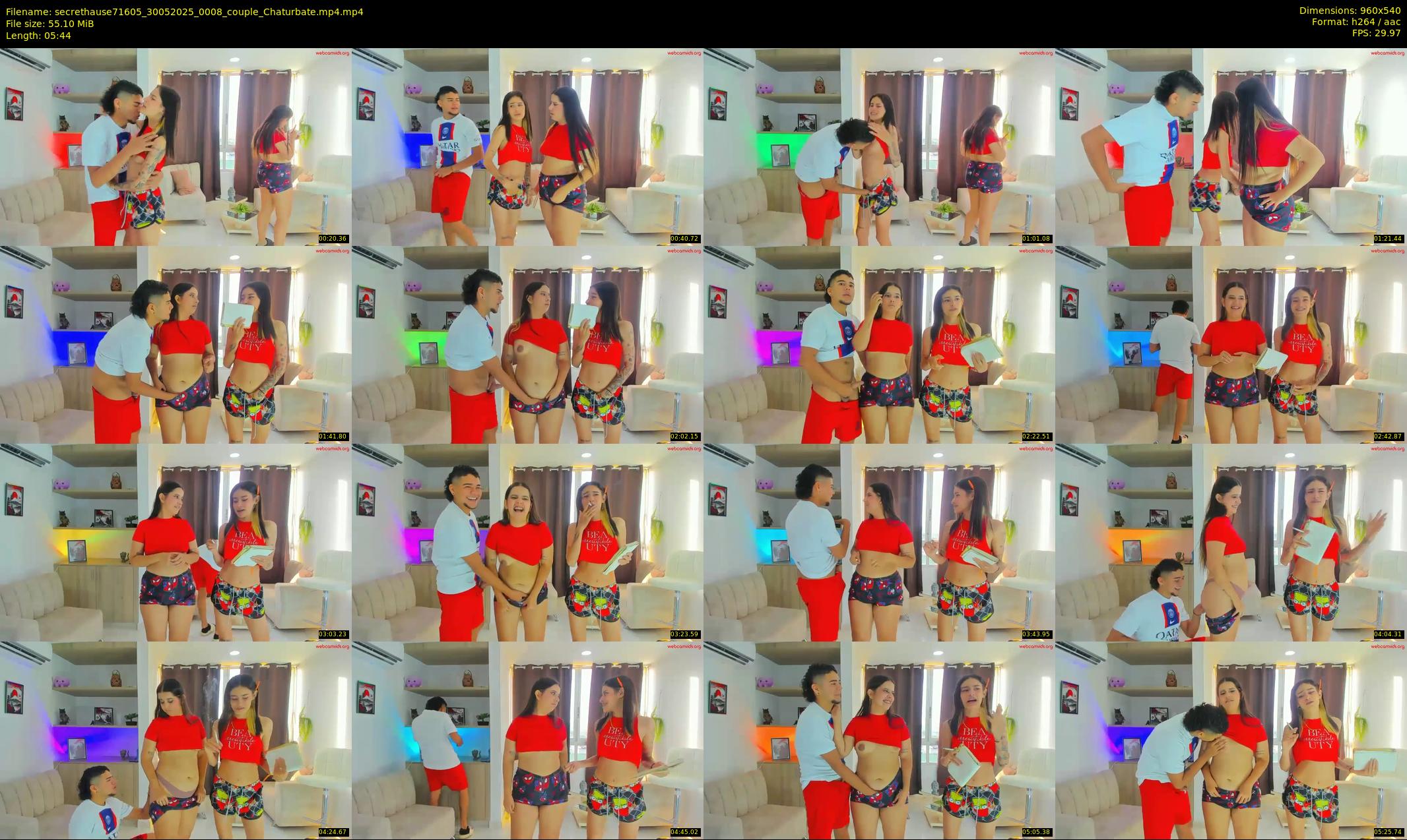secrethause71605 — 6 minute Chaturbate couple cam show recording, 480p, May 30, 2025