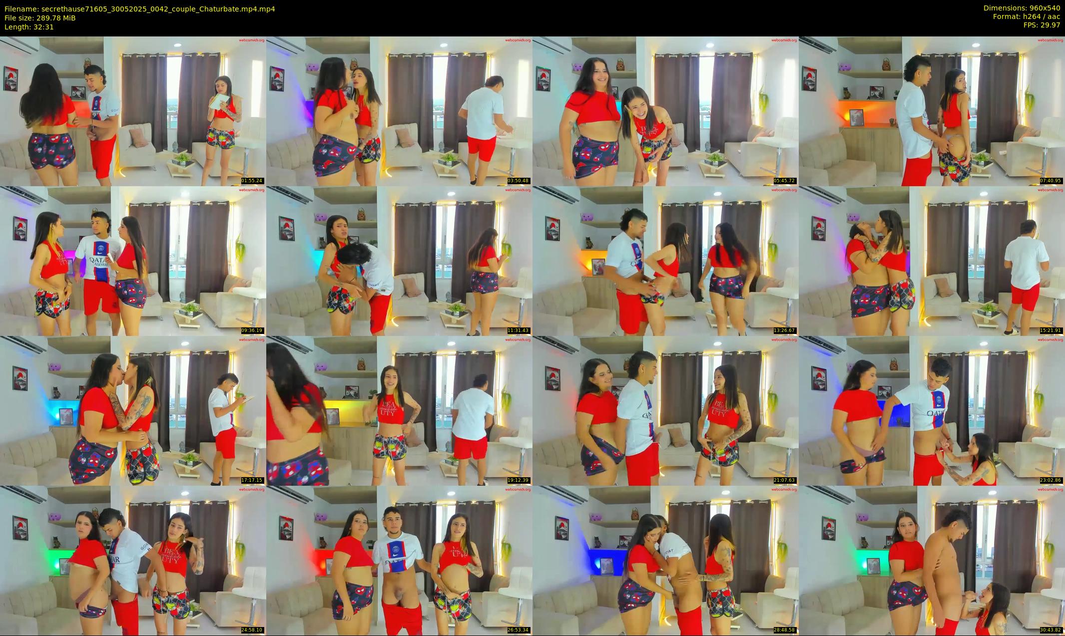 secrethause71605 — 33 minute Chaturbate couple cam show recording, 480p, May 30, 2025