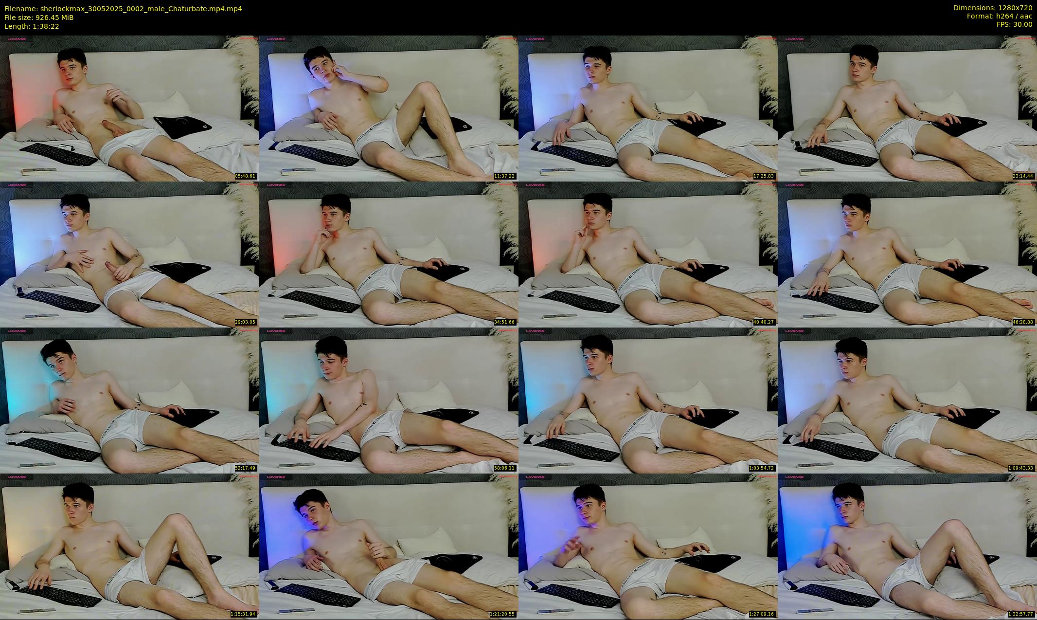 sherlockmax — 99 minute Chaturbate male cam show recording, 720p, May 30, 2025