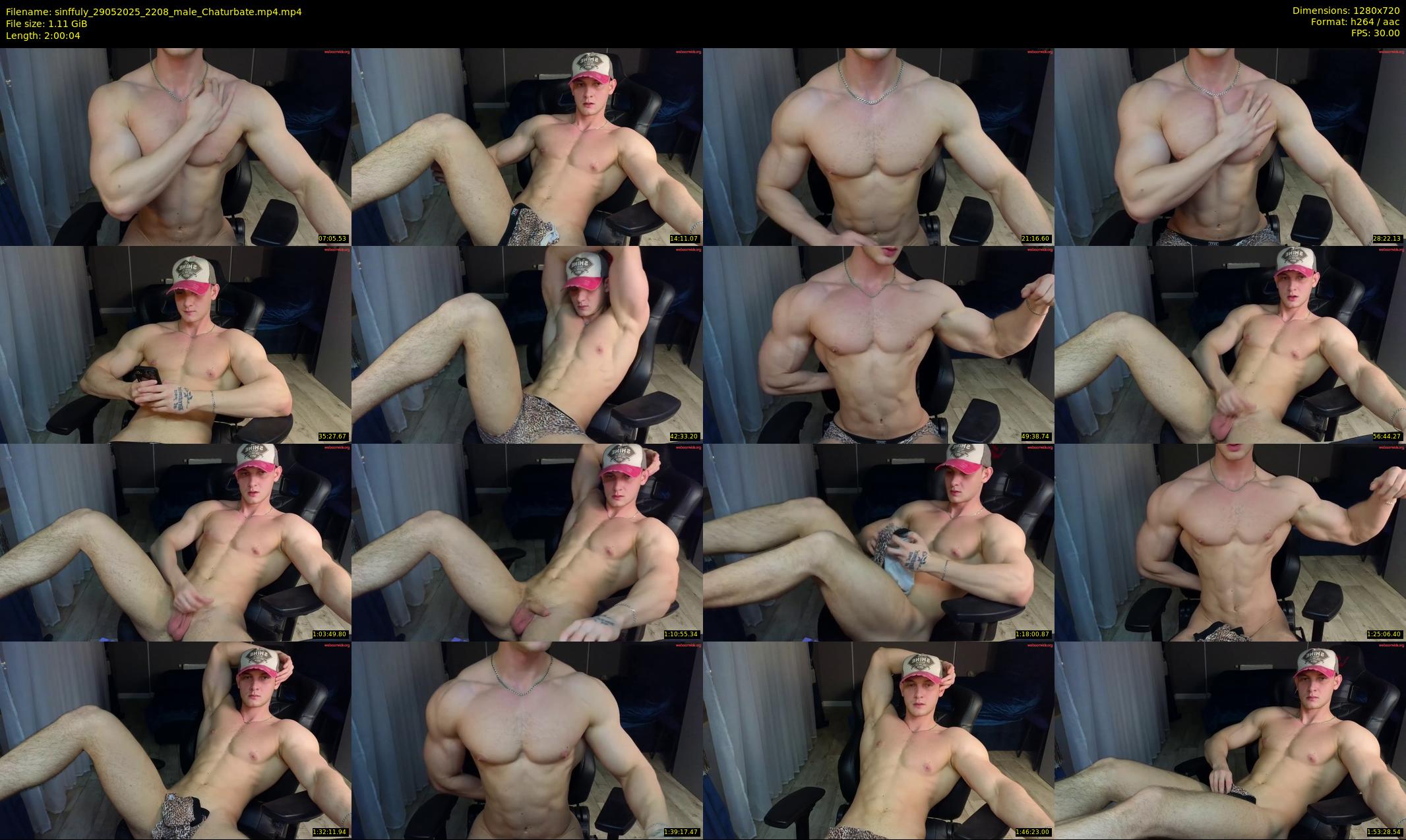 sinffuly — 121 minute Chaturbate male cam show recording, 720p, May 29, 2025