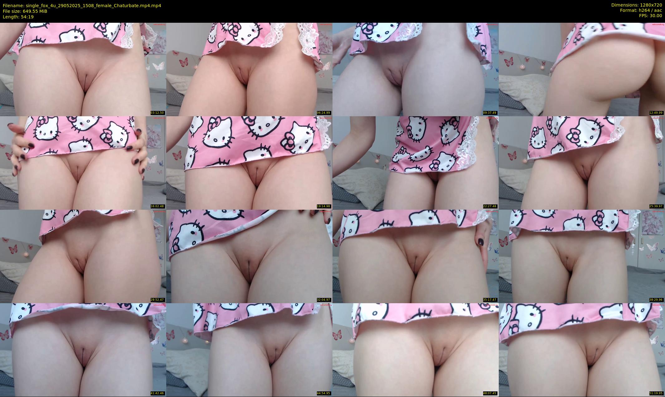 single_fox_4u — 55 minute Chaturbate female cam show recording, 720p, May 29, 2025