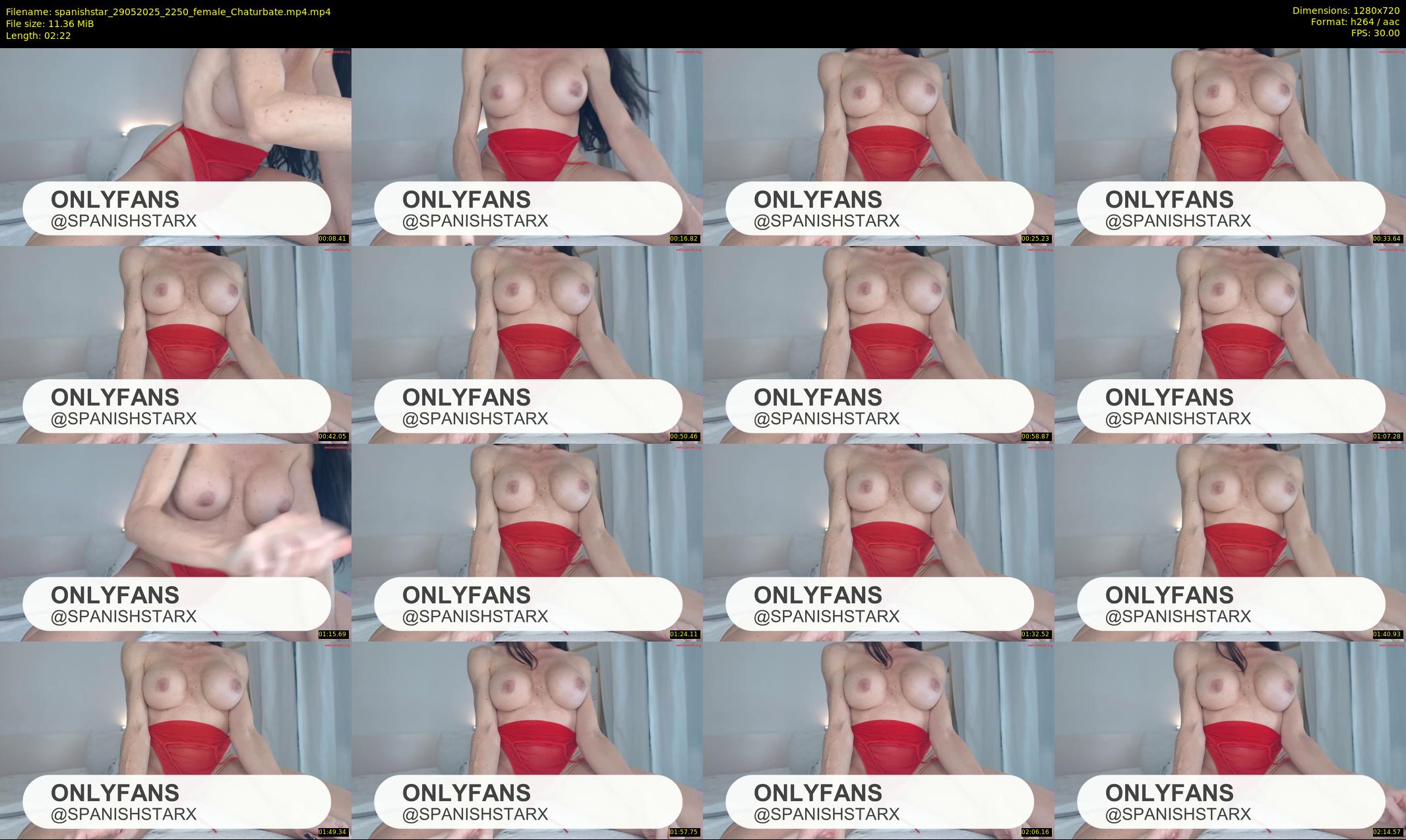 spanishstar — 3 minute Chaturbate female cam show recording, 720p, May 29, 2025