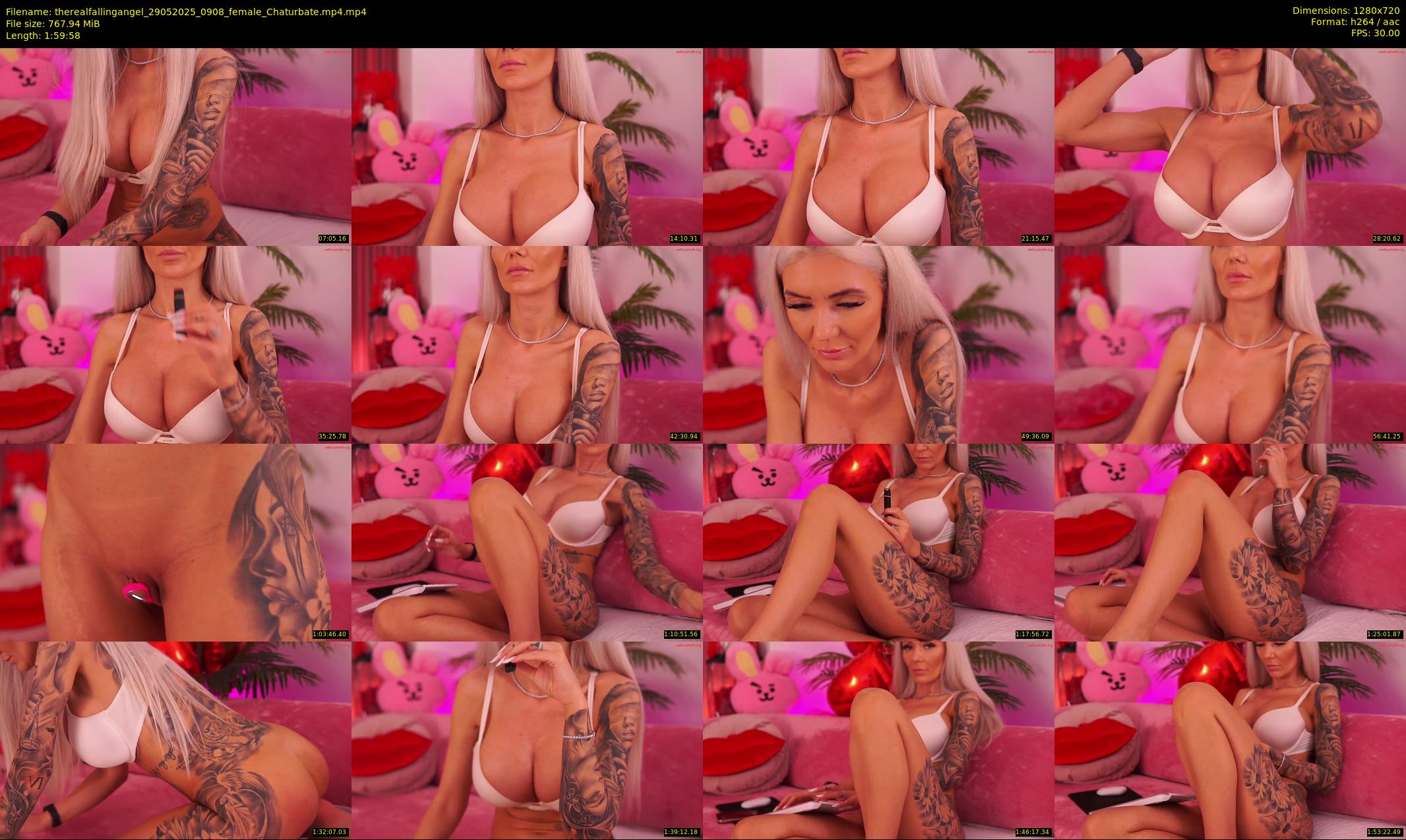 therealfallingangel — 120 minute Chaturbate female cam show recording, 720p, May 29, 2025