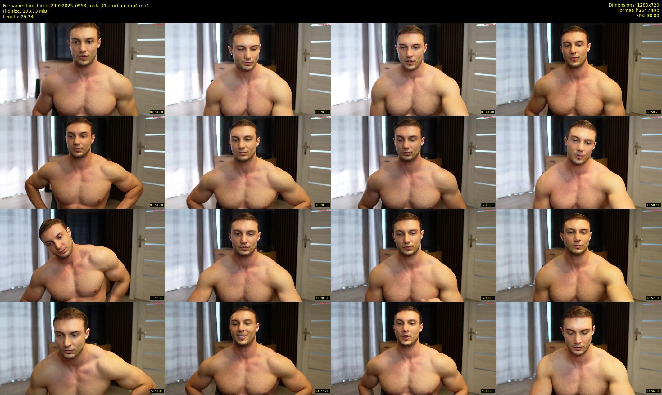 tom_fordd — 30 minute Chaturbate male cam show recording, 720p, May 29, 2025