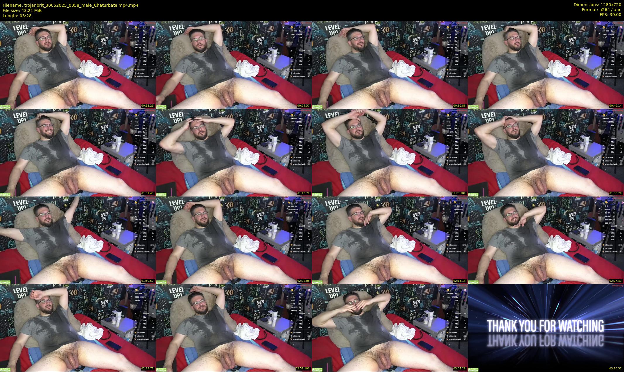 trojanbrit — 4 minute Chaturbate male cam show recording, 720p, May 30, 2025