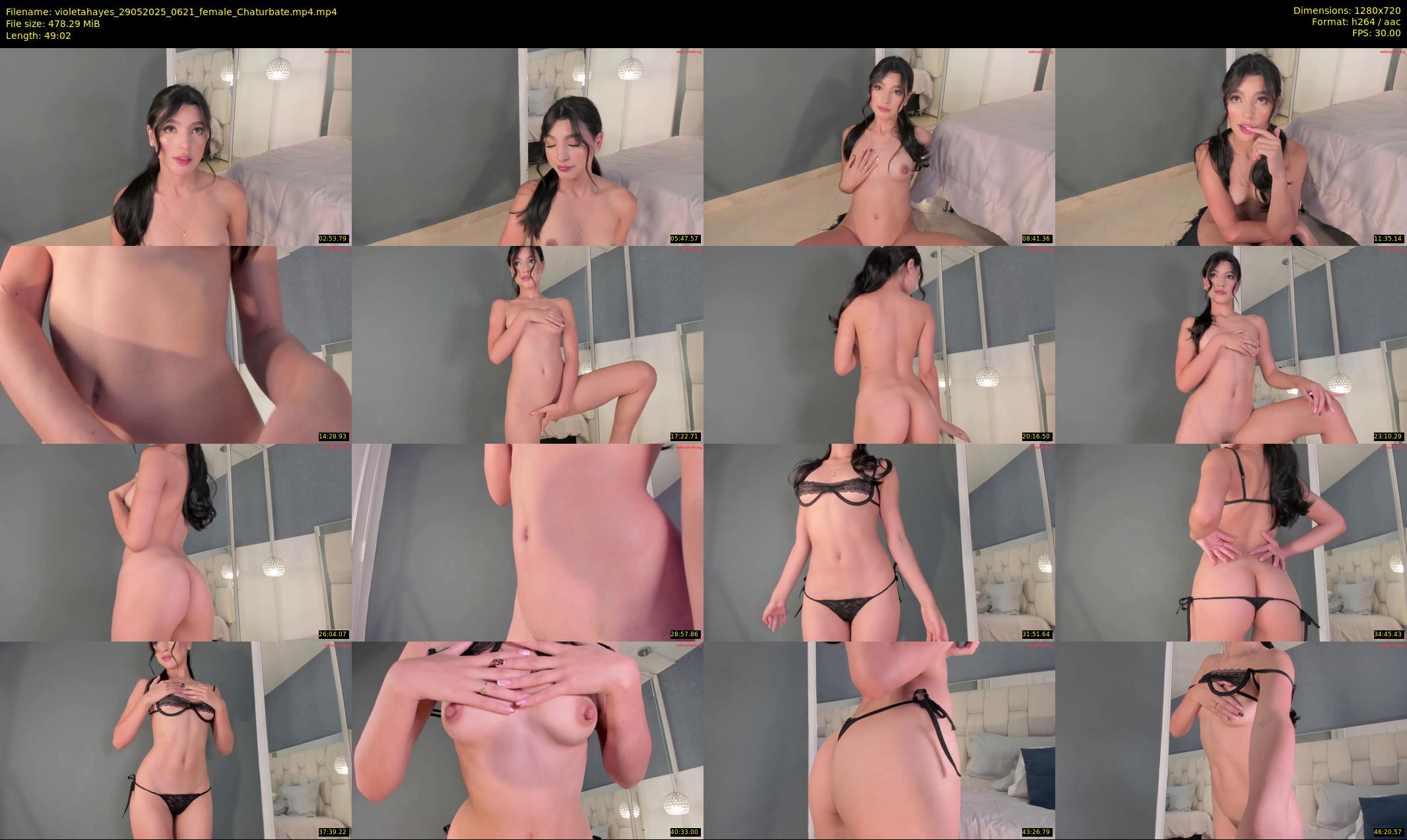 violetahayes — 50 minute Chaturbate female cam show recording, 720p, May 29, 2025
