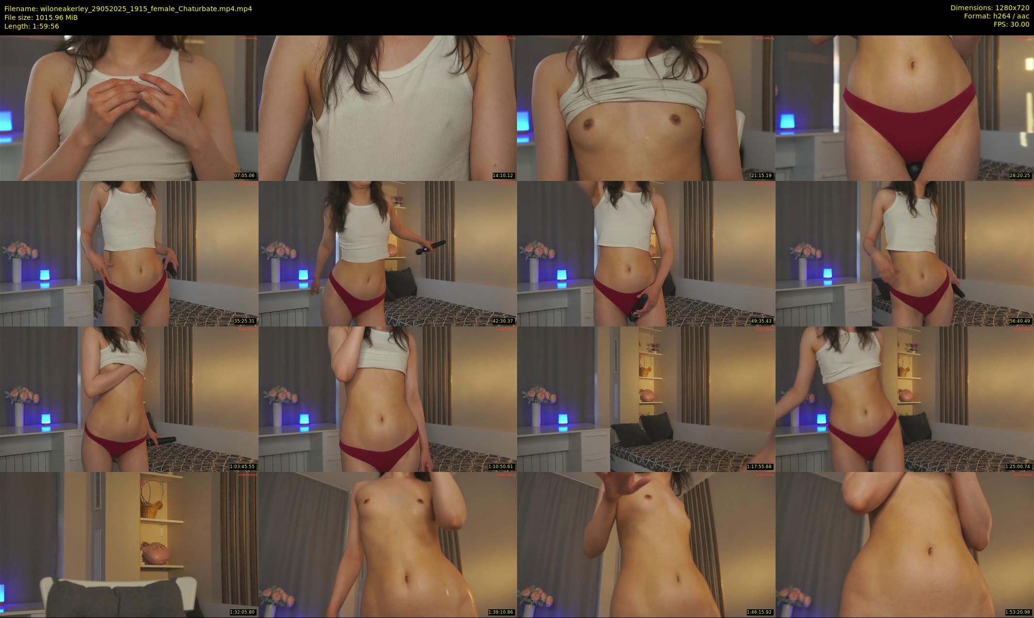 wiloneakerley — 120 minute Chaturbate female cam show recording, 720p, May 29, 2025