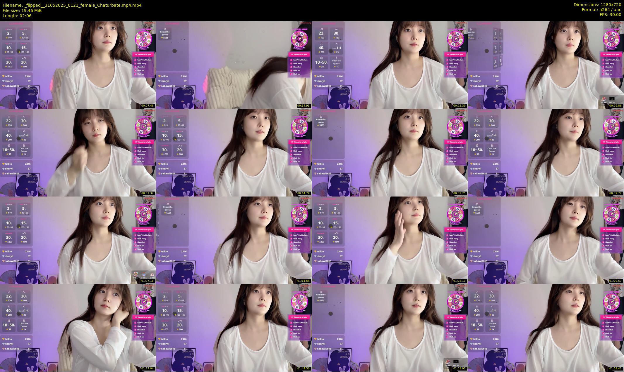 _flipped_ — 3 minute Chaturbate female cam show recording, 720p, May 31, 2025