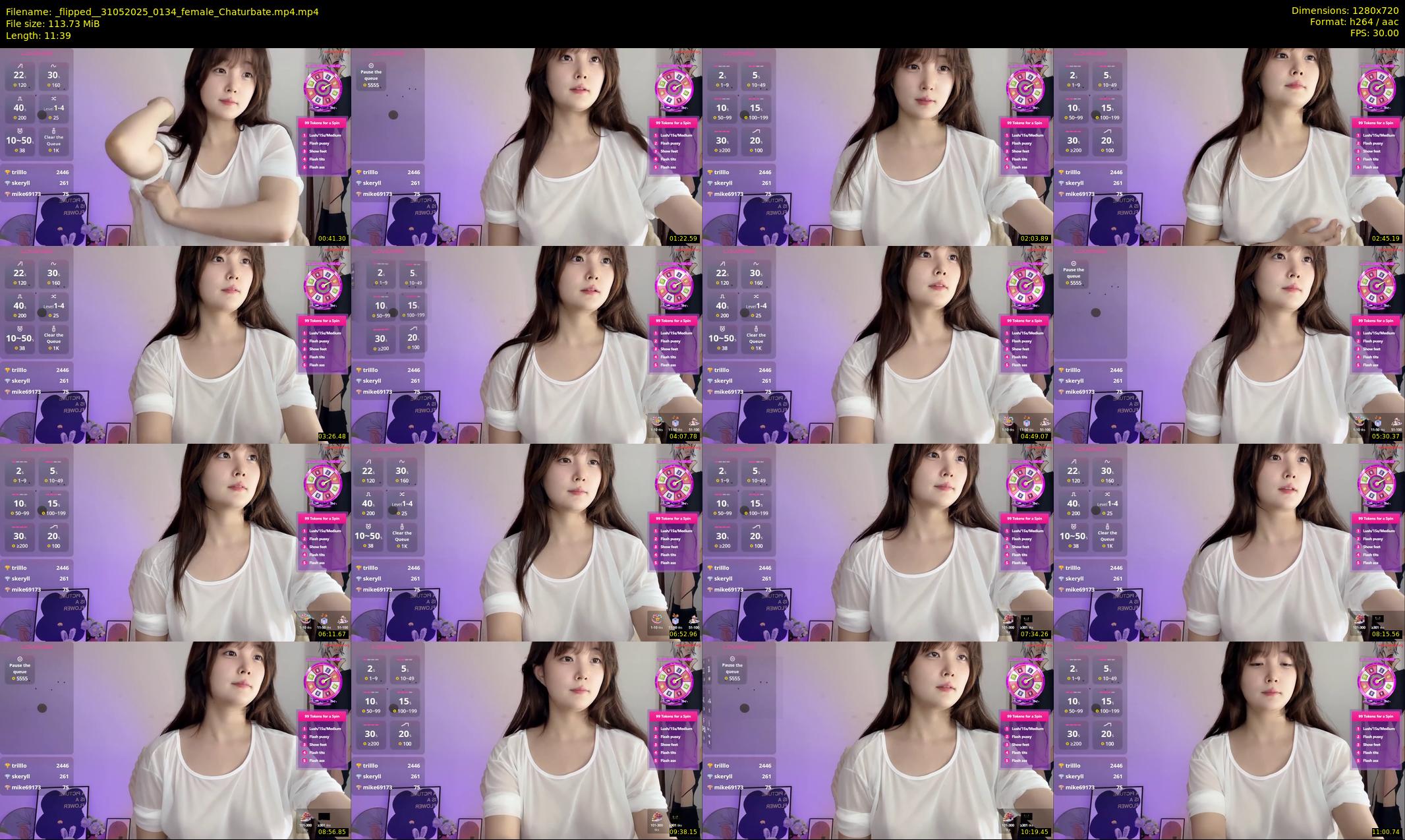 _flipped_ — 12 minute Chaturbate female cam show recording, 720p, May 31, 2025