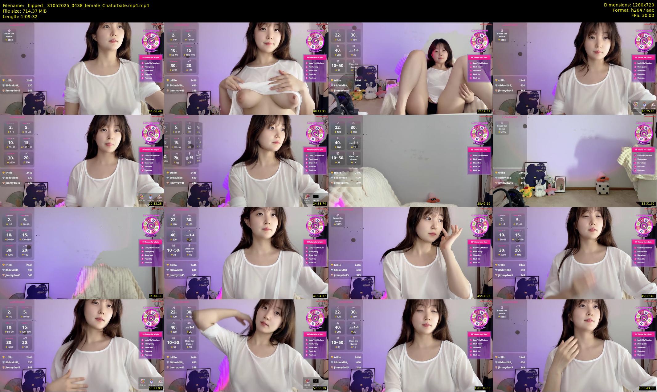 _flipped_ — 70 minute Chaturbate female cam show recording, 720p, May 31, 2025