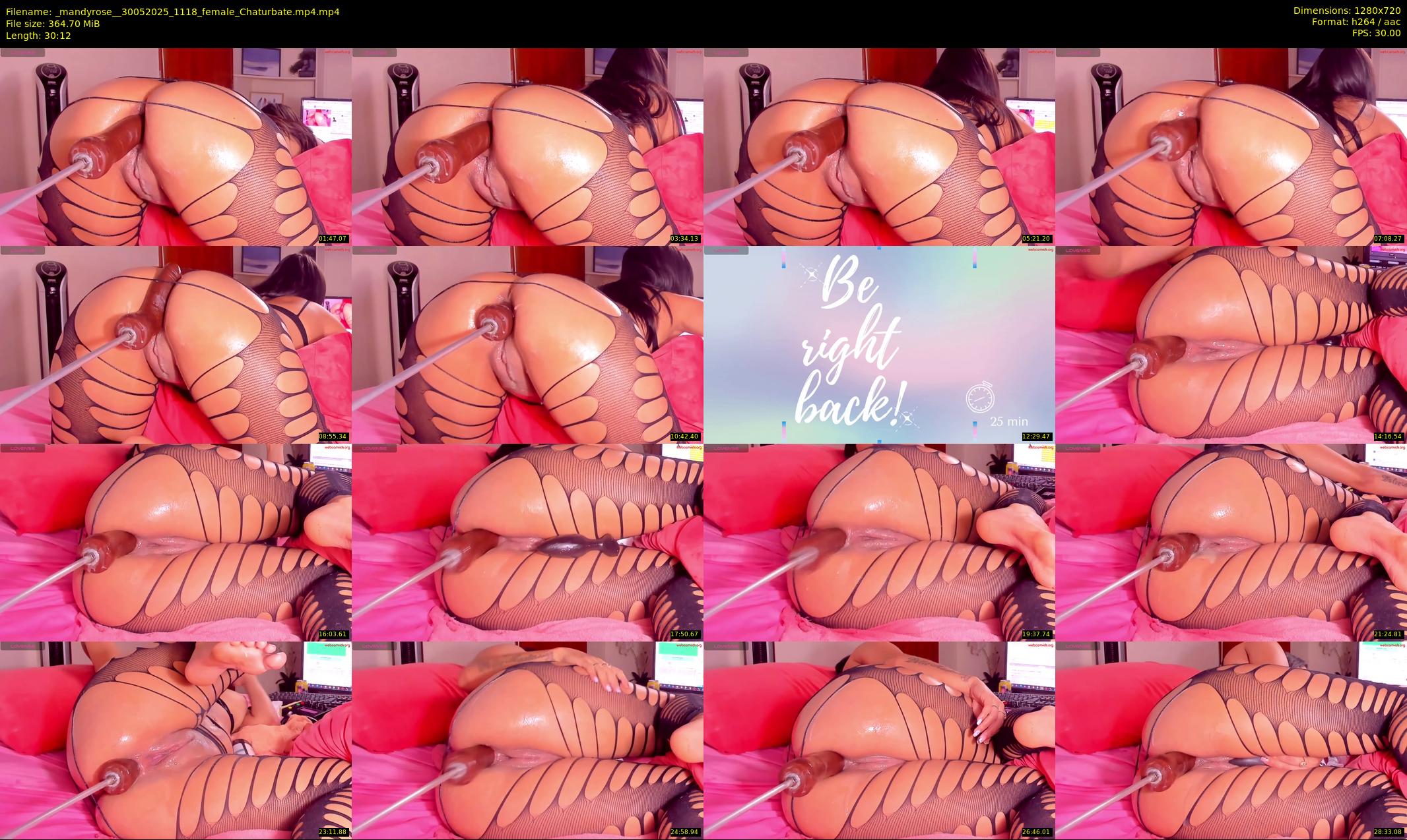 _mandyrose_ — 31 minute Chaturbate female cam show recording, 720p, May 30, 2025