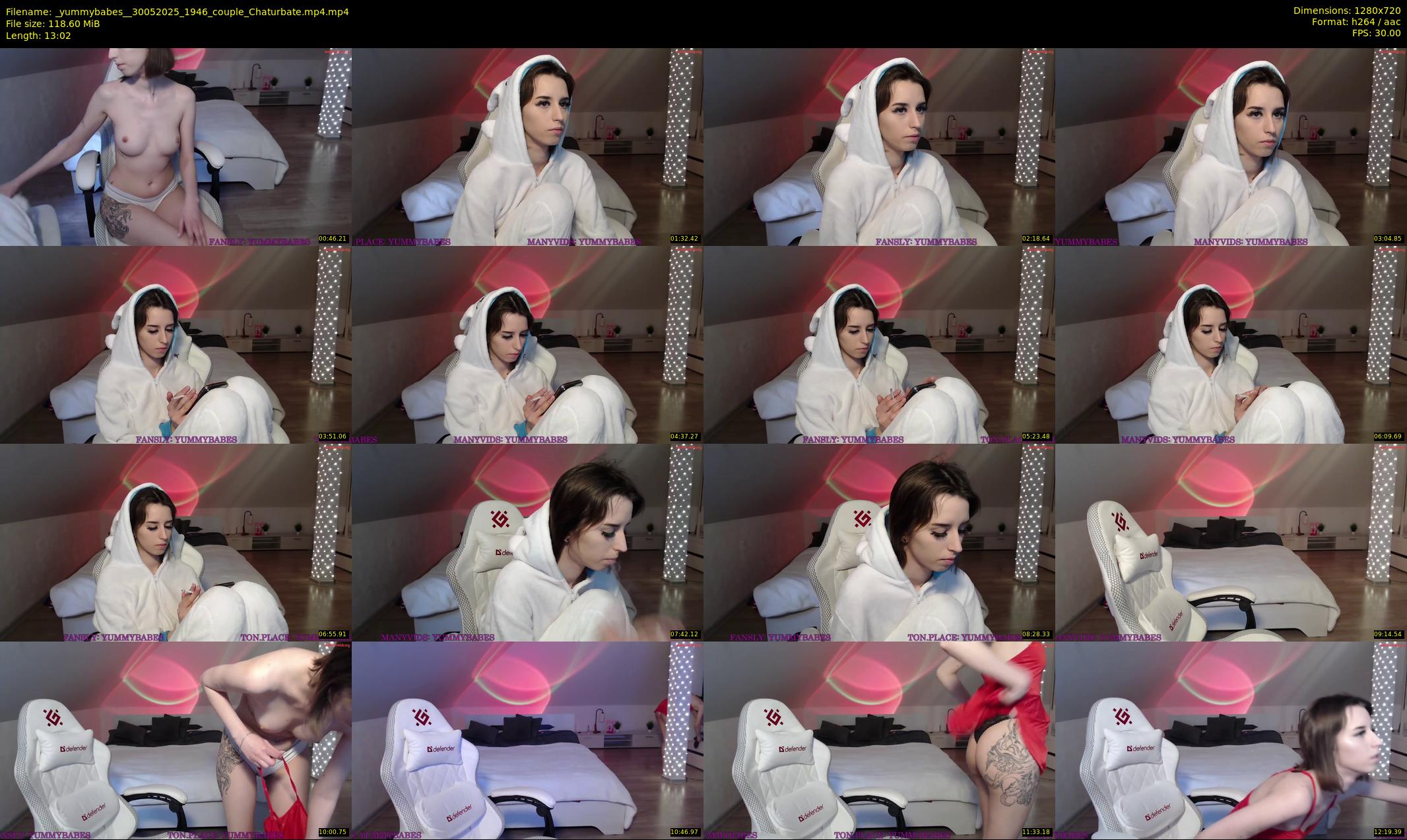 _yummybabes_ — 14 minute Chaturbate couple cam show recording, 720p, May 30, 2025