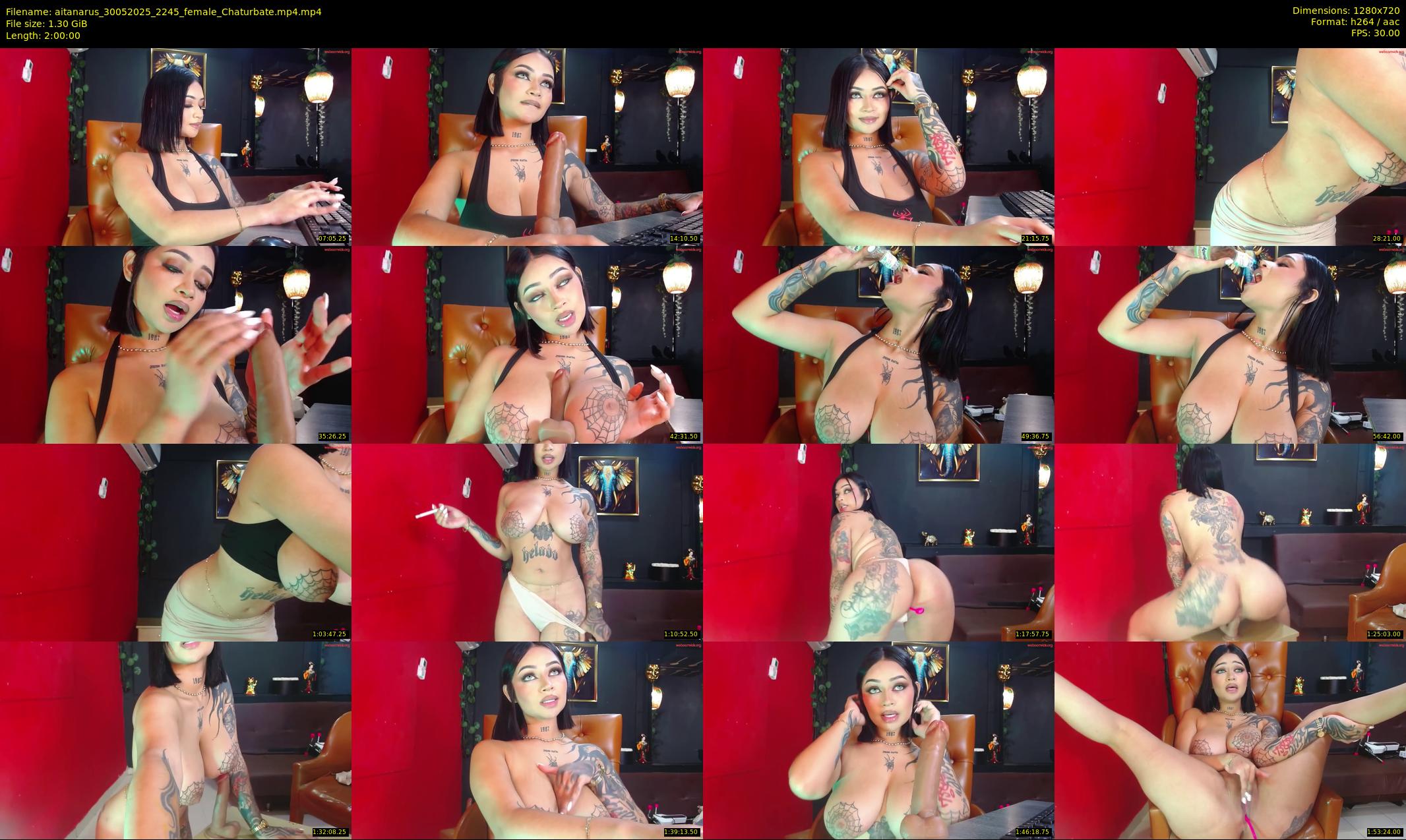 aitanarus — 120 minute Chaturbate female cam show recording, 720p, May 30, 2025