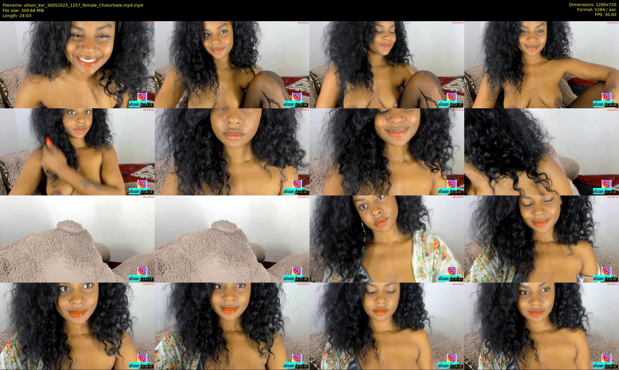 alison_ker — 25 minute Chaturbate female cam show recording, 720p, May 30, 2025