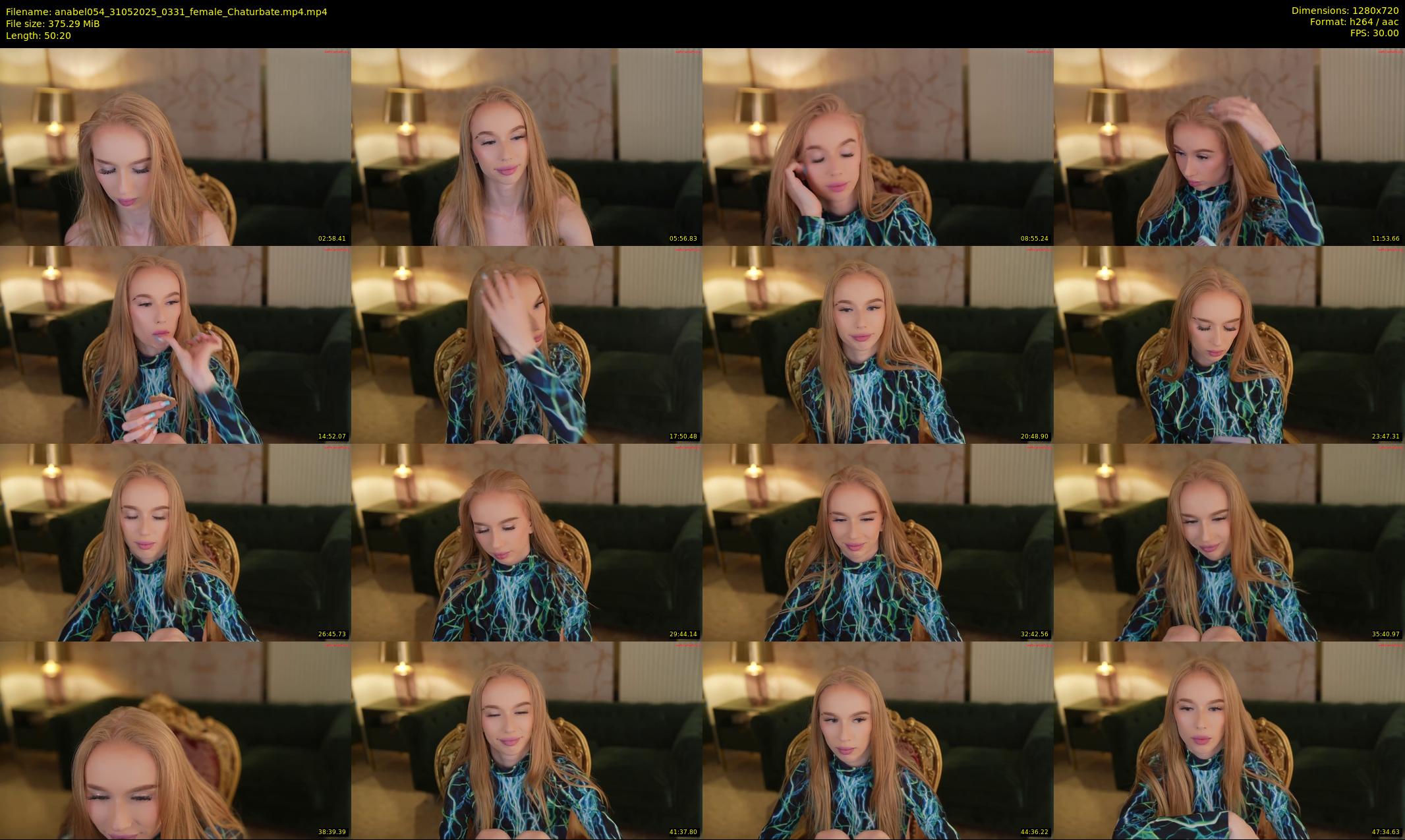 anabel054 — 51 minute Chaturbate female cam show recording, 720p, May 31, 2025