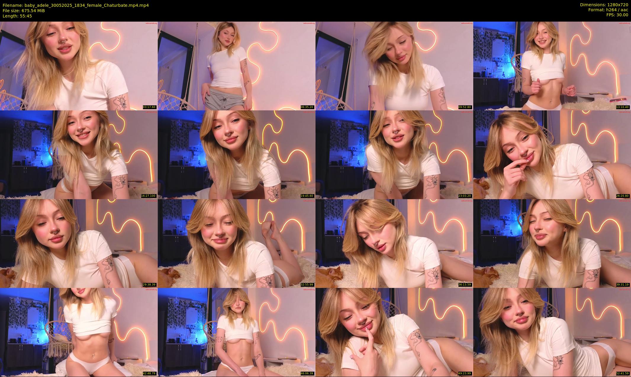 baby_adele — 56 minute Chaturbate female cam show recording, 720p, May 30, 2025