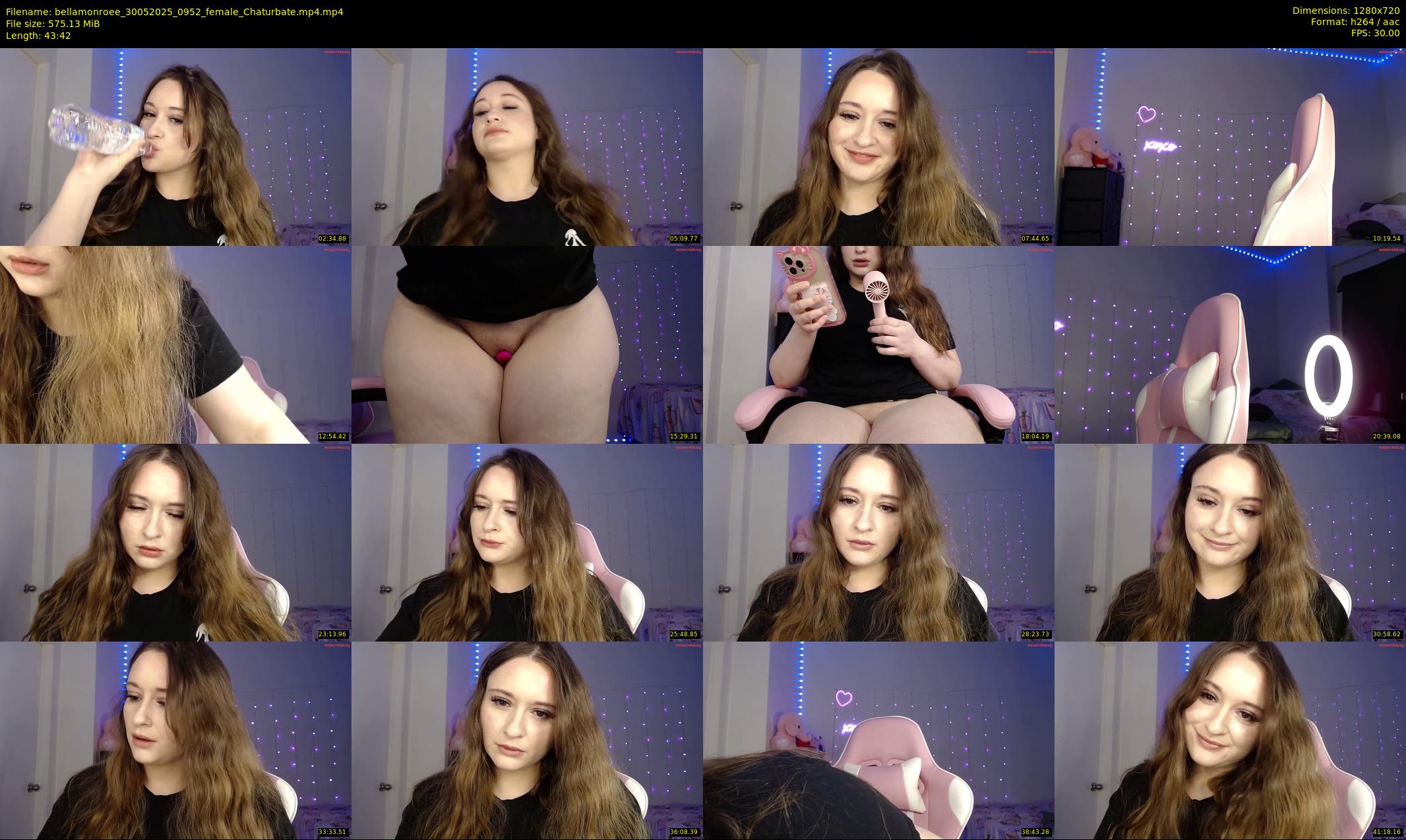 bellamonroee — 44 minute Chaturbate female cam show recording, 720p, May 30, 2025