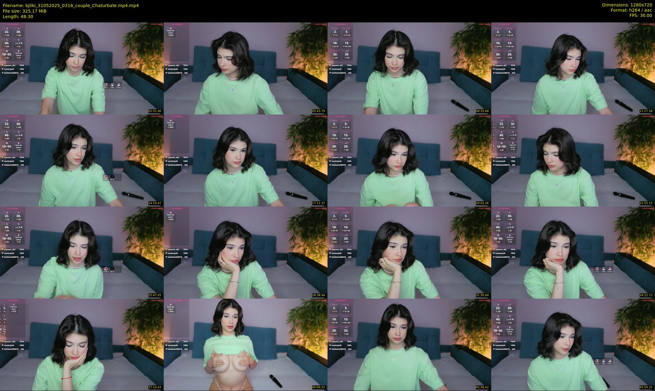bjliki — 49 minute Chaturbate couple cam show recording, 720p, May 31, 2025