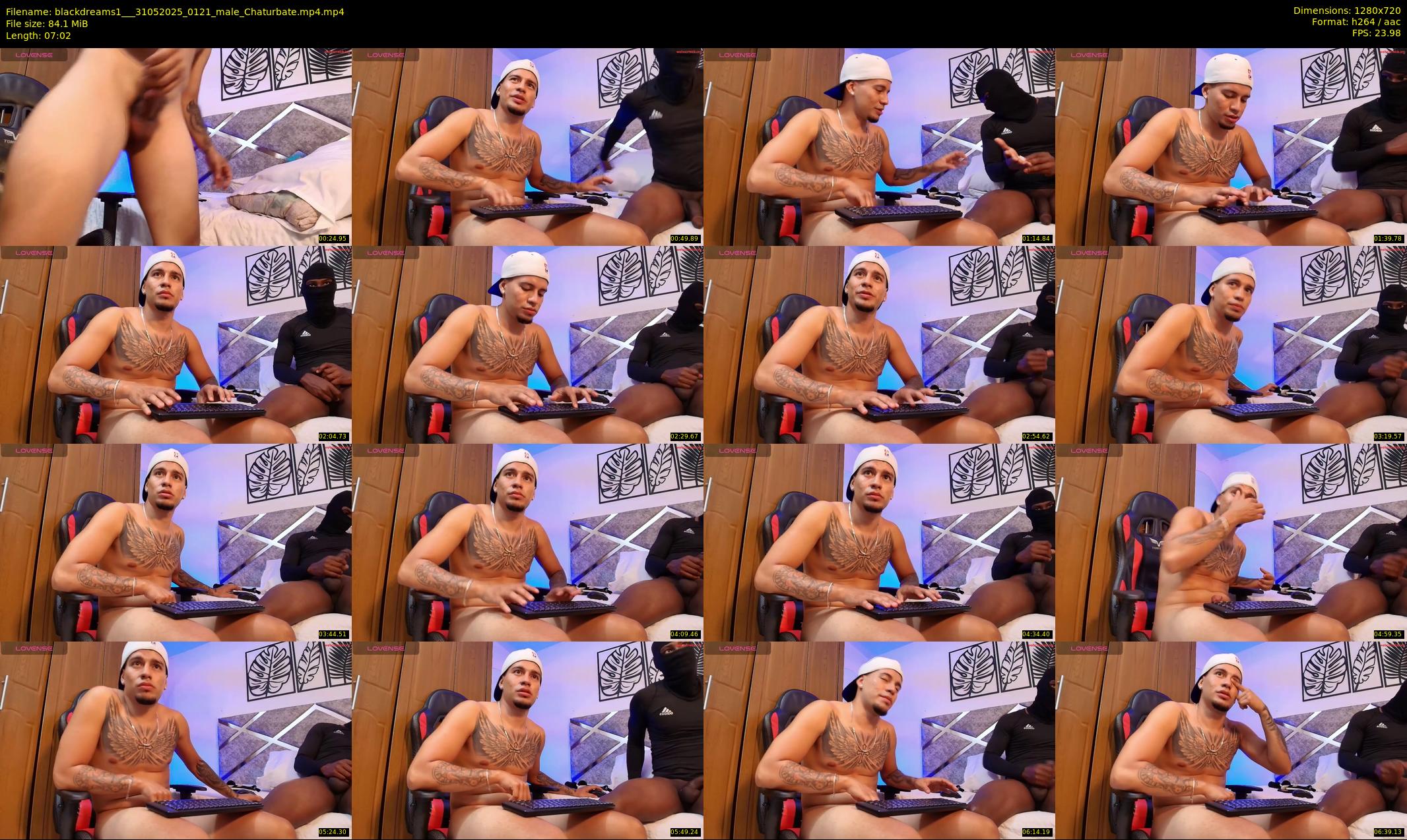 blackdreams1__ — 8 minute Chaturbate male cam show recording, 720p, May 31, 2025