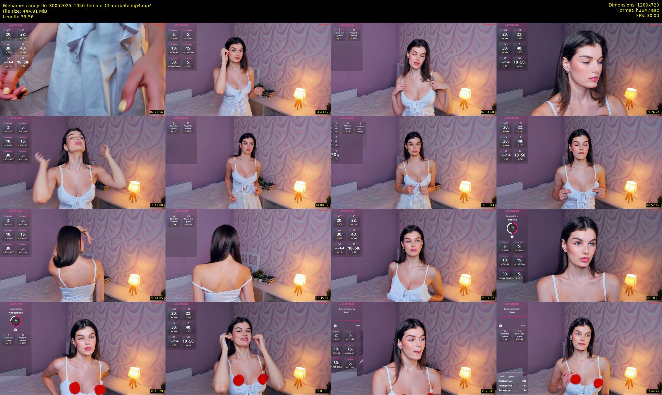 candy_flo — 40 minute Chaturbate female cam show recording, 720p, May 30, 2025