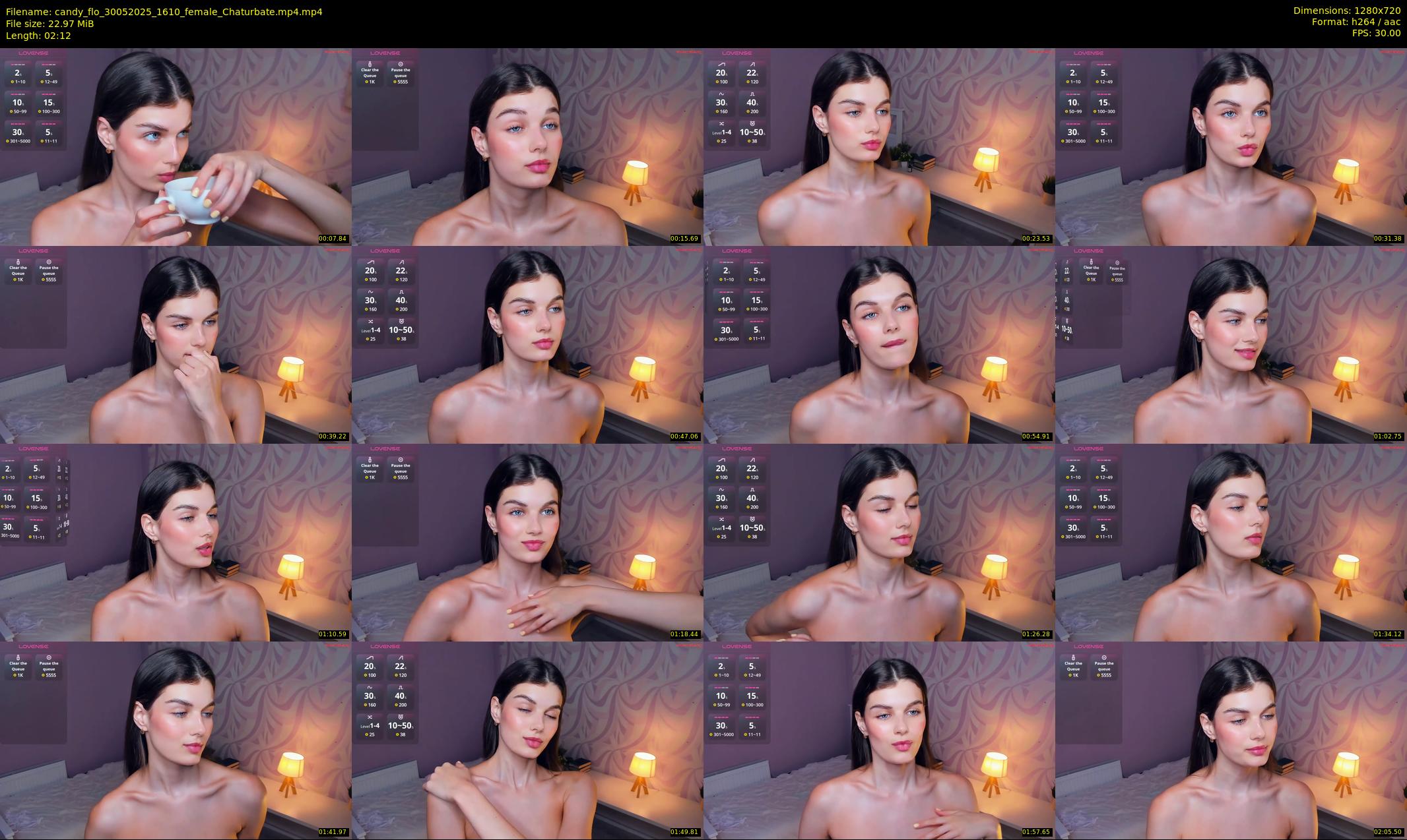 candy_flo — 3 minute Chaturbate female cam show recording, 720p, May 30, 2025