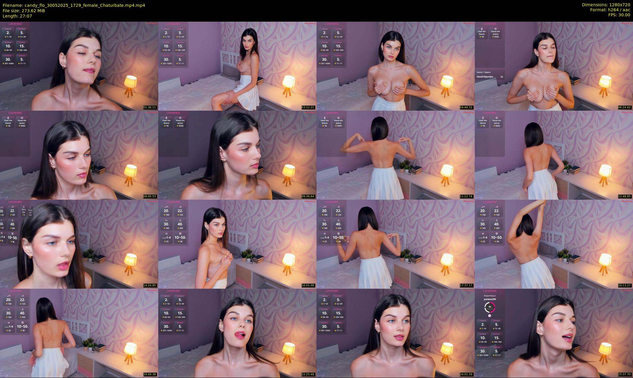 candy_flo — 28 minute Chaturbate female cam show recording, 720p, May 30, 2025