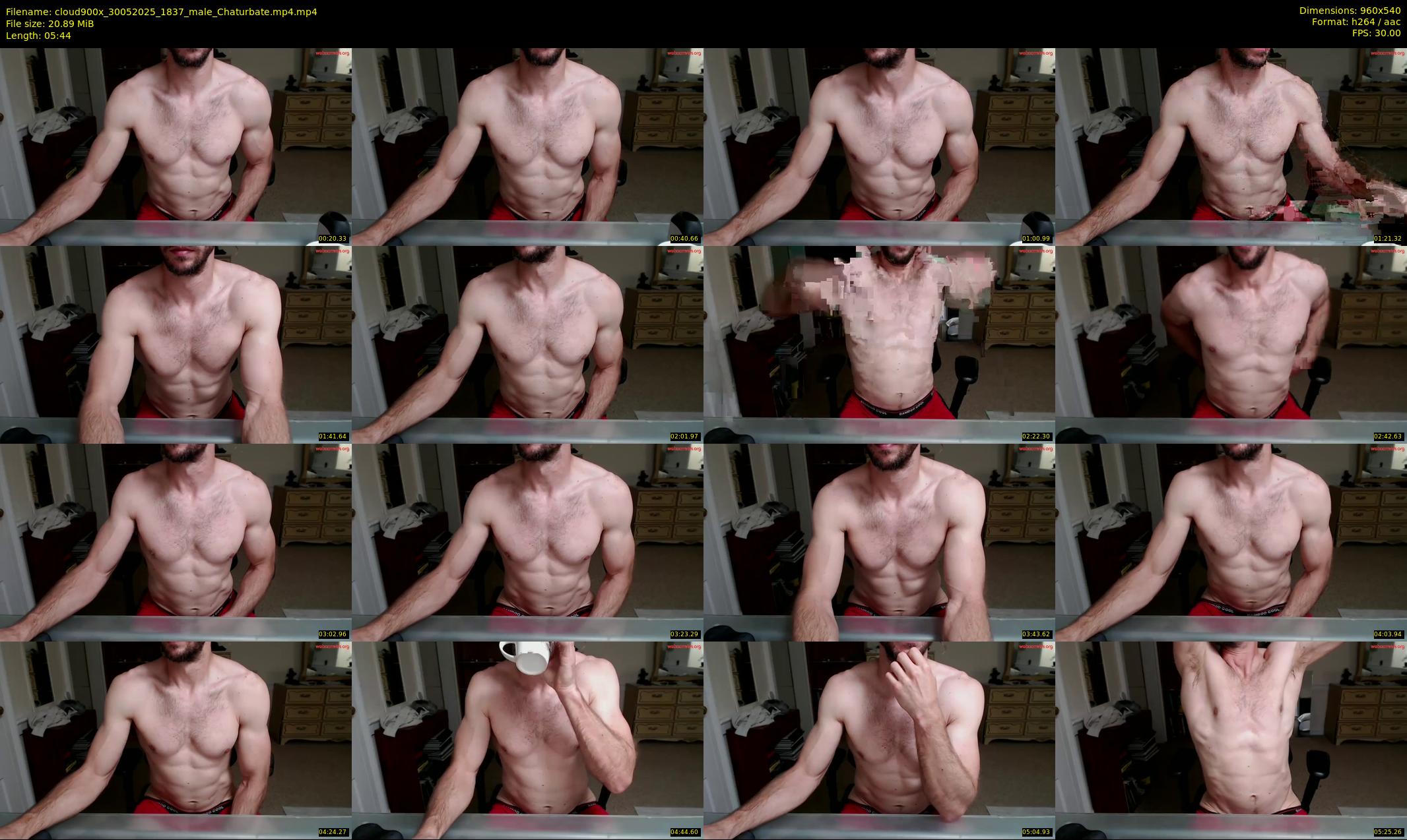 cloud900x — 6 minute Chaturbate male cam show recording, 480p, May 30, 2025