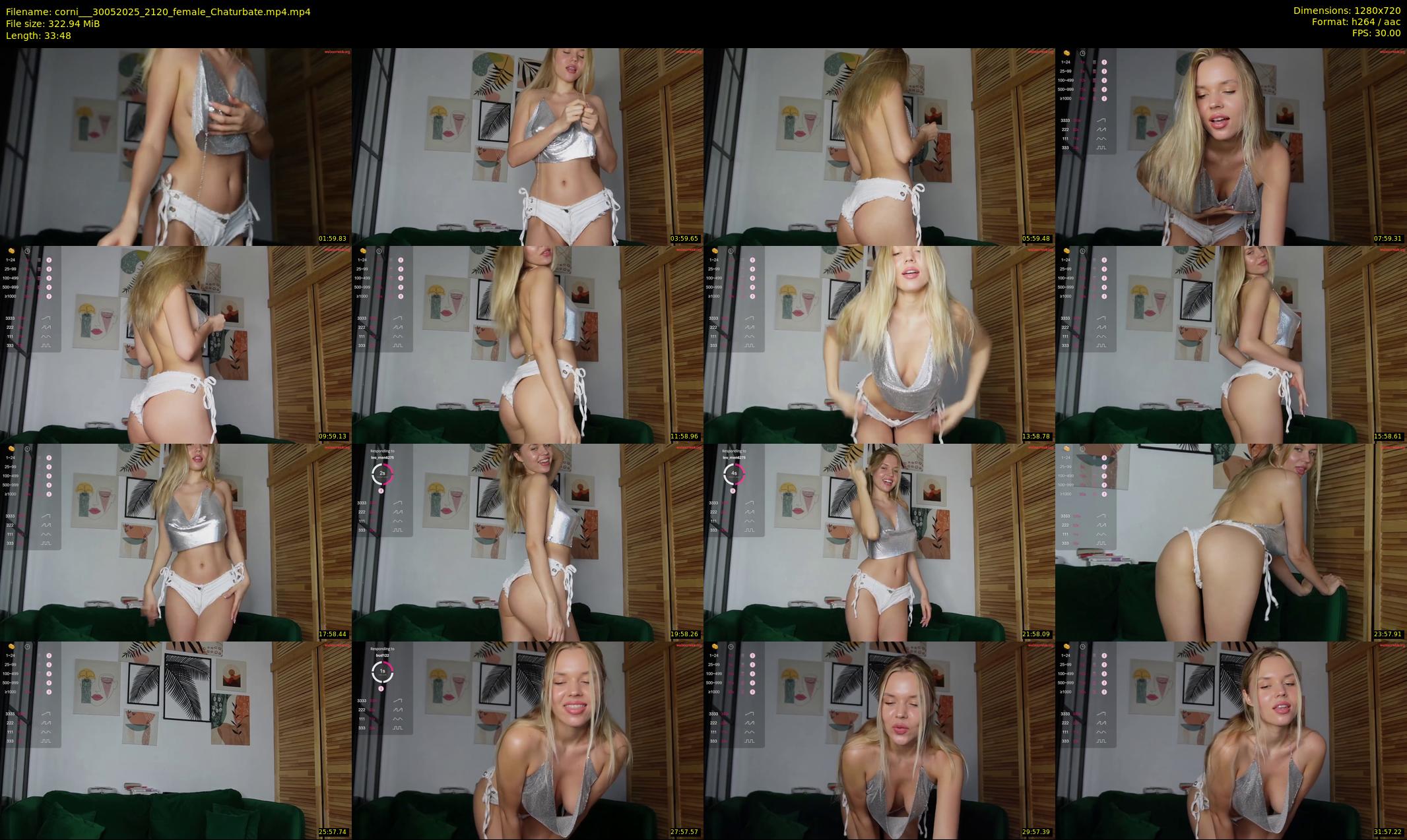 corni__ — 34 minute Chaturbate female cam show recording, 720p, May 30, 2025